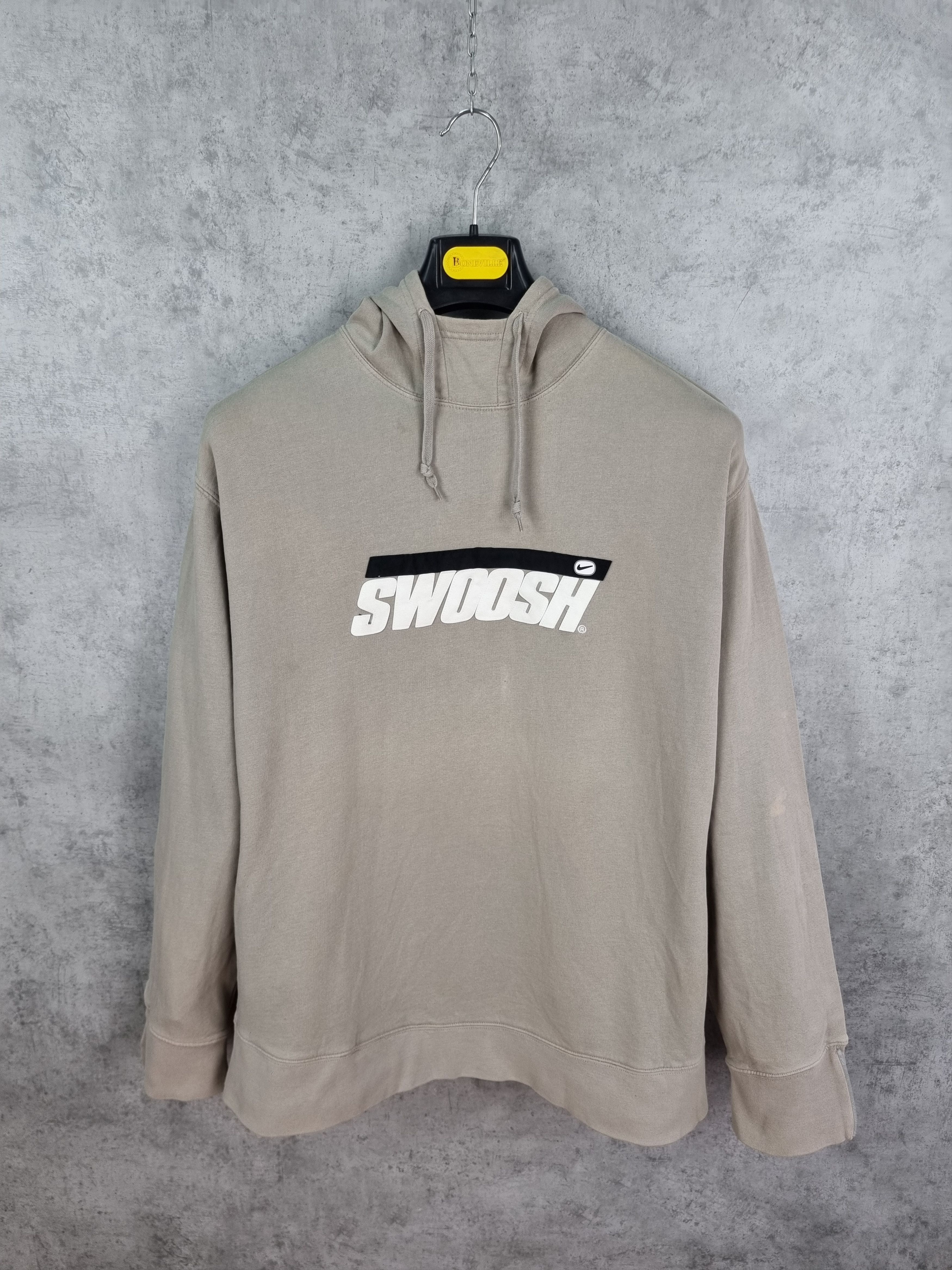 Nike × Vintage Nike Swoosh Spellout Big Logo Hoodie Size US XL / EU 56 / 4 - 4 Thumbnail