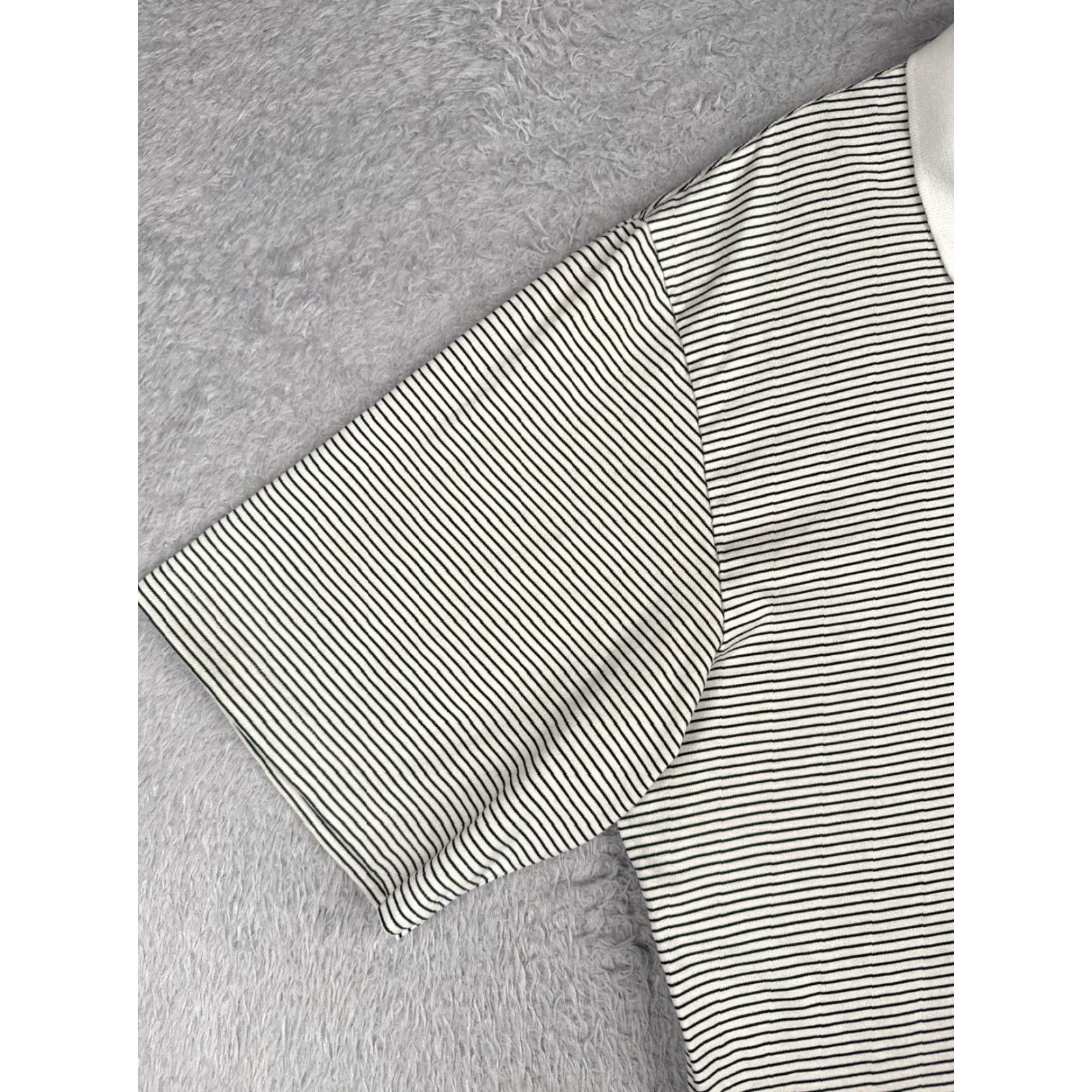 Ralph Lauren VINTAGE Ralph Lauren Polo Shirt Men Large White Stripe 100% Cotton Slim Fit Mens Large White Stripe Polo Shirt 100% Cotton Ralph Lauren 70s 80s Golf Size US L / EU 52-54 / 3 - 3 Thumbnail