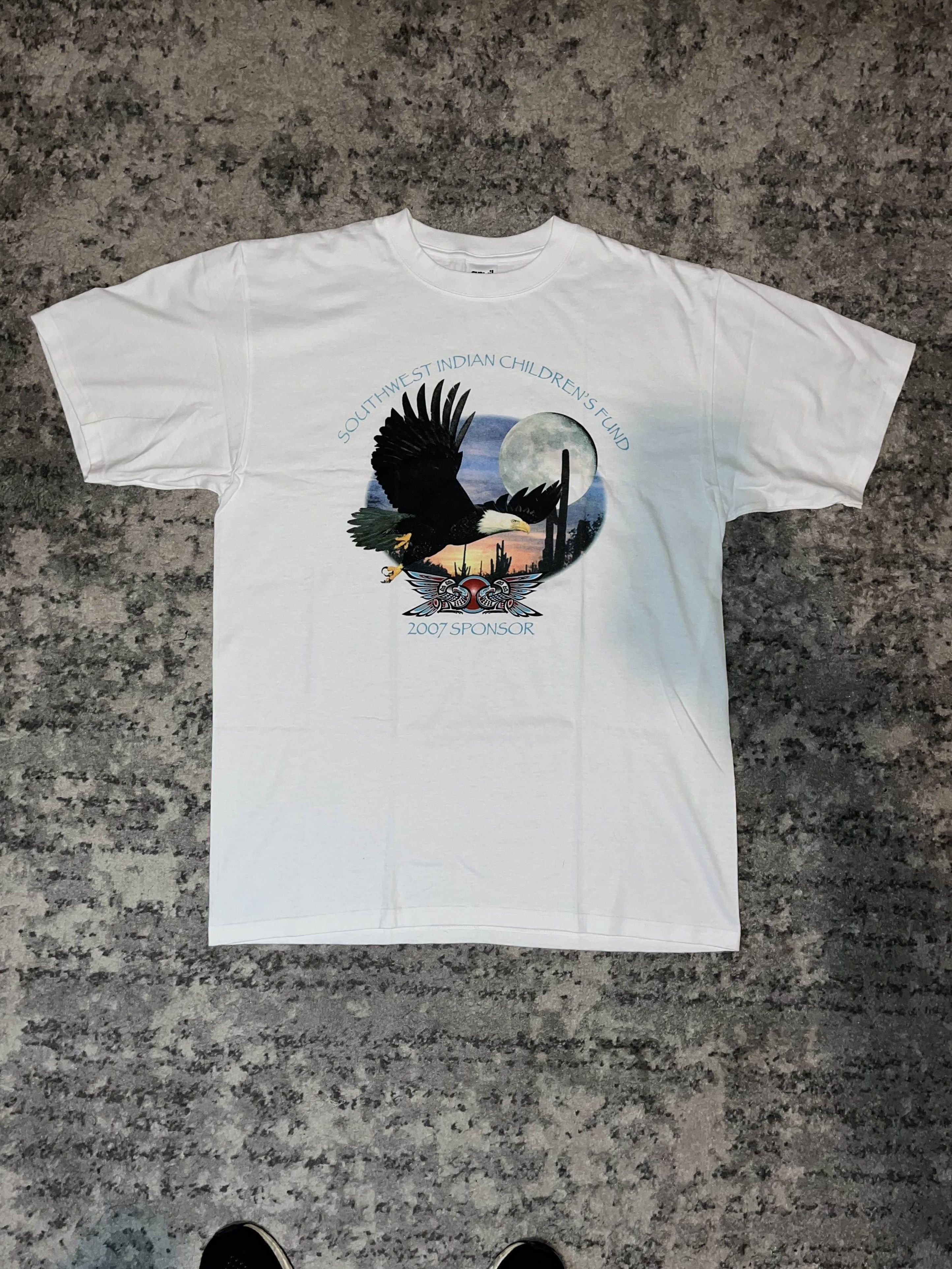 Vintage 90s / 00s Southwest Indian Children's Fund Shirt Size US L / EU 52-54 / 3 - 1 Thumbnail