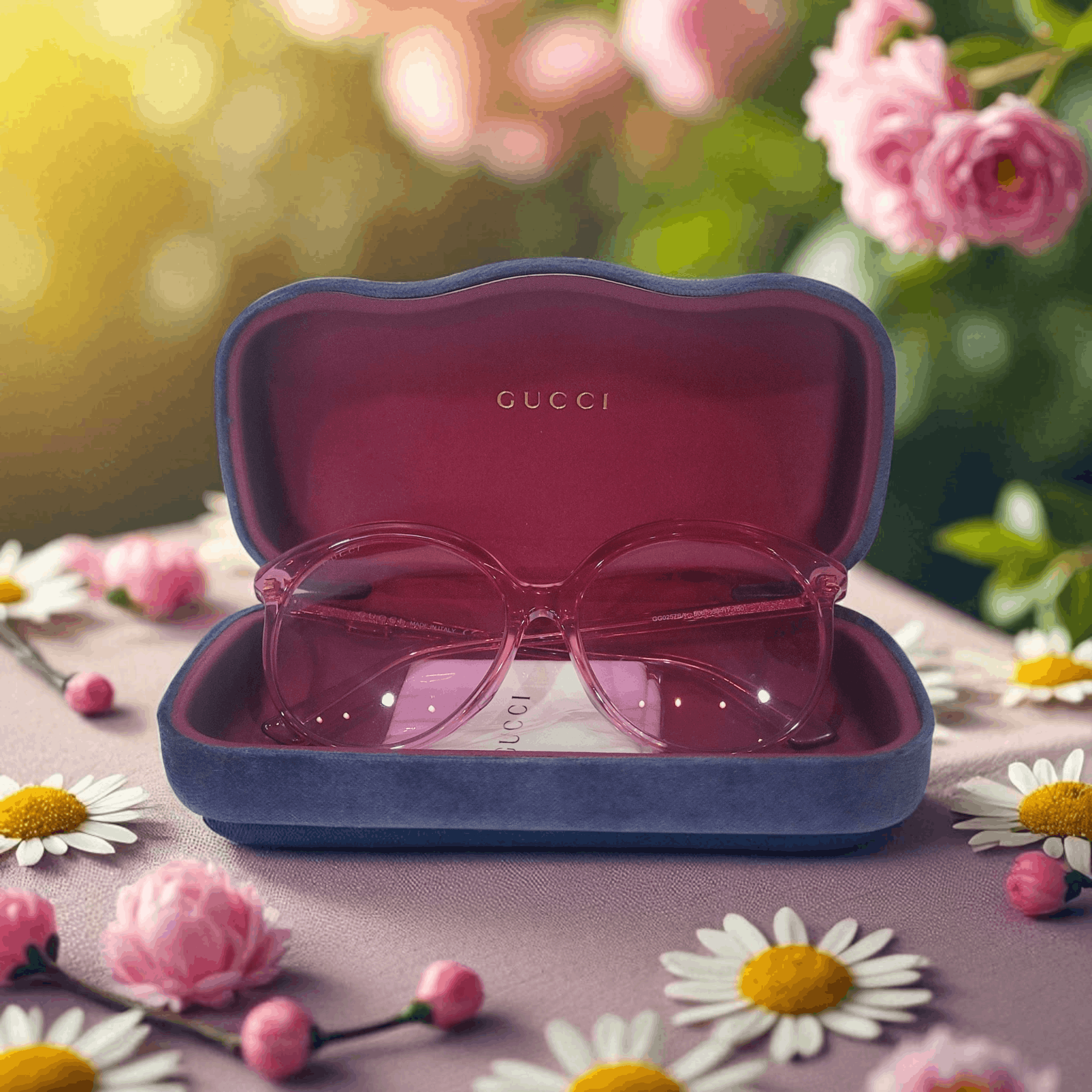 Gucci Gucci Acetate GG0257SA Unisex Oversize Sunglasses Size ONE SIZE - 1 Thumbnail