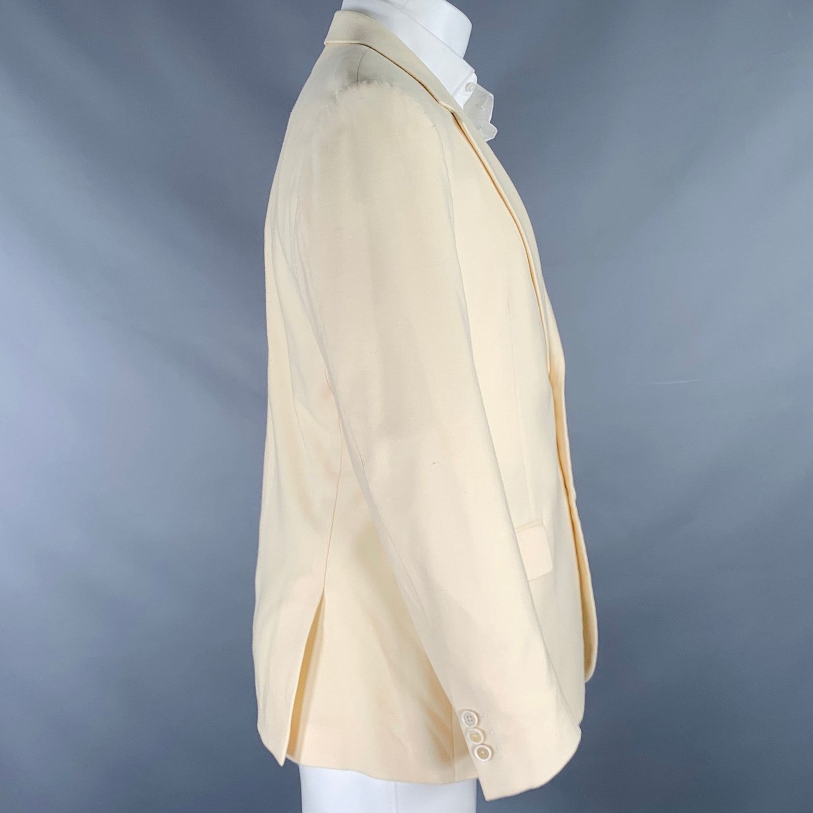 Alexander McQueen Size 40 Beige Wool Single Breasted Sport Coat Size 40R - 2 Thumbnail