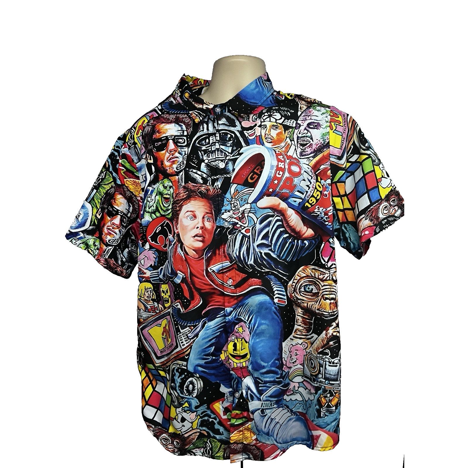 Other 80s Movies All Over Print Hawaiian Button Up Shirt Medium Size US M / EU 48-50 / 2 - 3 Thumbnail