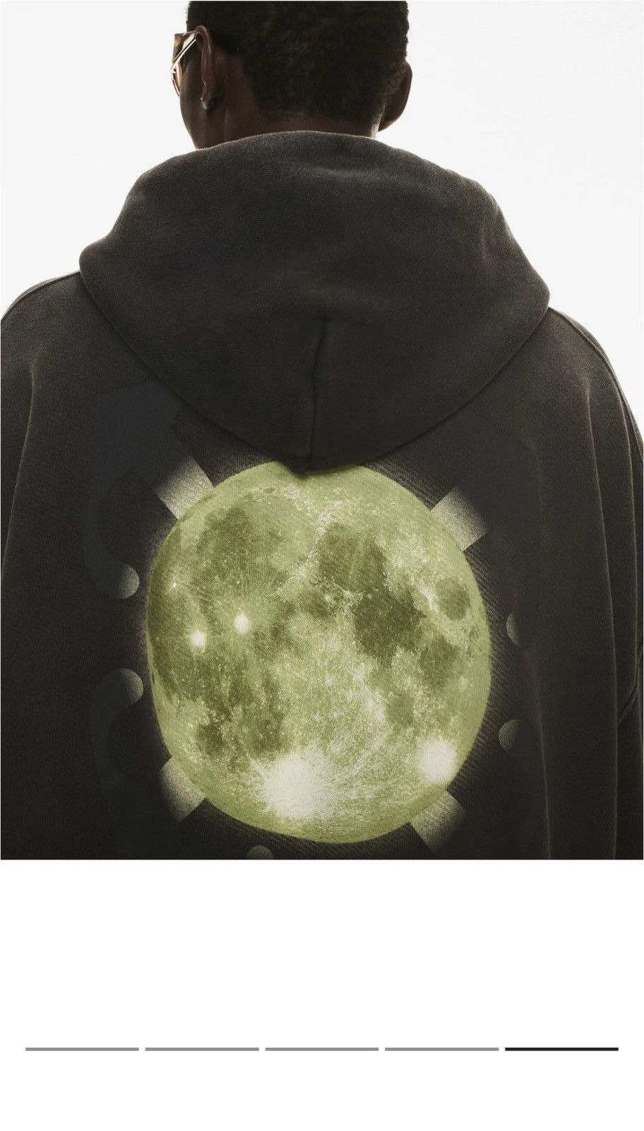 Off-White Off-White Super Moon Hoodie with Vintage Effect Size US XS / EU 42 / 0 - 17 Thumbnail