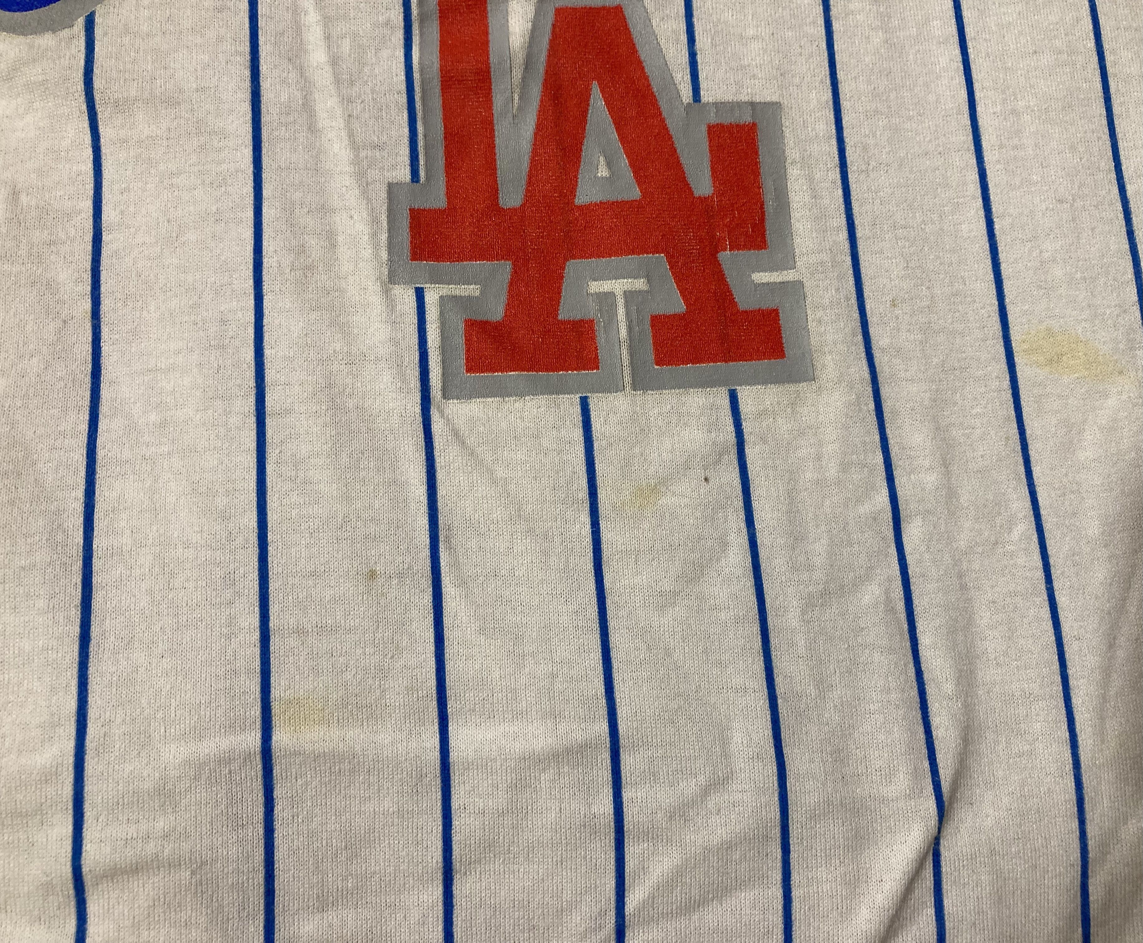 Logo 7 VINTAGE MLB LOS ANGELES DODGERS 80-90s T SHIRT Size US M / EU 48-50 / 2 - 9 Thumbnail
