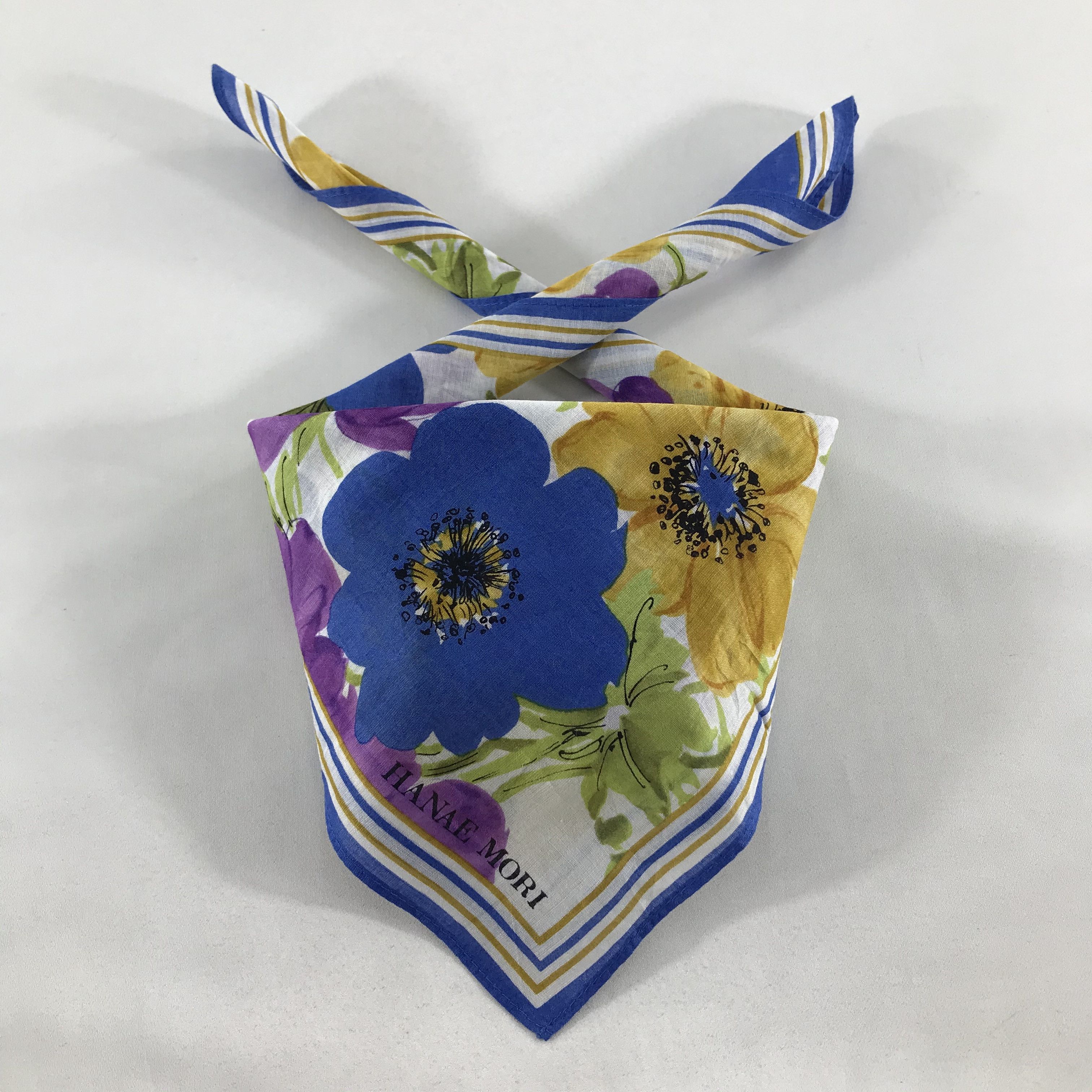 Hanae Mori × Vintage Hanae Mori Bandana/ Handkerchief / Neckerchief Size ONE SIZE - 1 Thumbnail