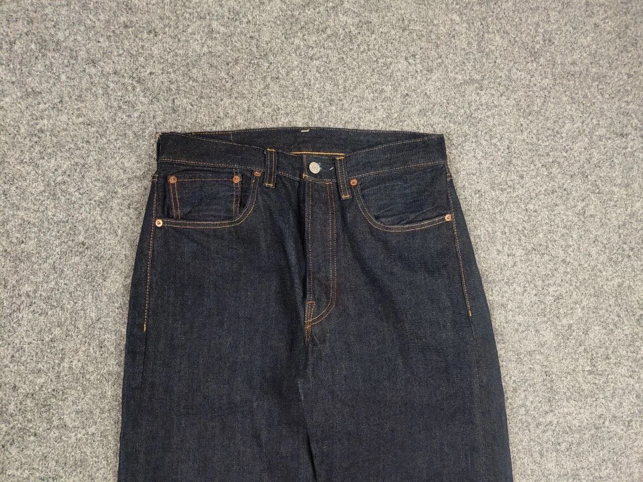 Levi's Levis 501XX Vintage 1955 Selvedge Rigid Denim Big E Japan Size US 34 / EU 50 - 4 Thumbnail