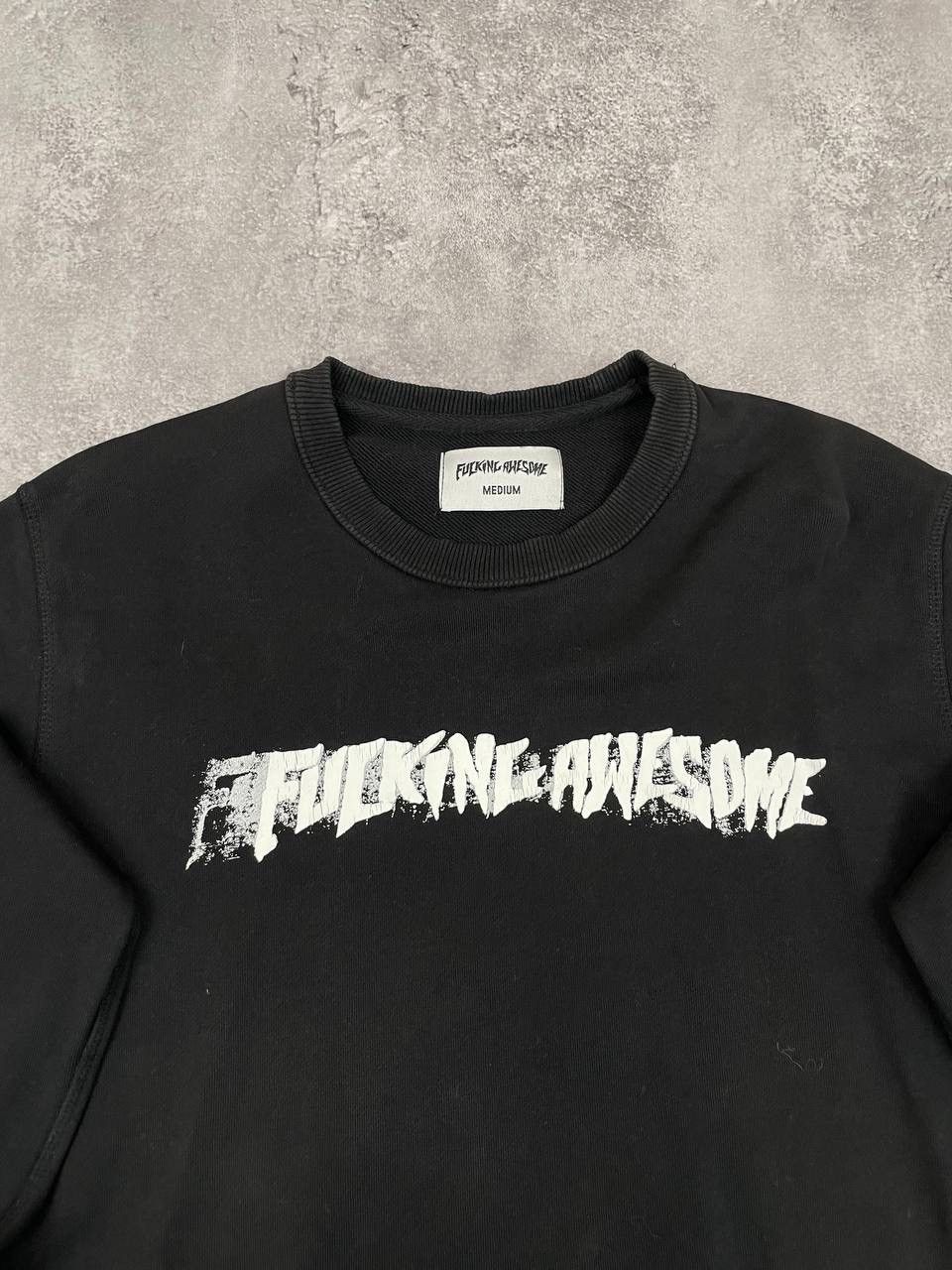 Fucking Awesome Fucking Awesome Men Cotton Sweatshirt Crewneck Black Size M Size US M / EU 48-50 / 2 - 2 Thumbnail