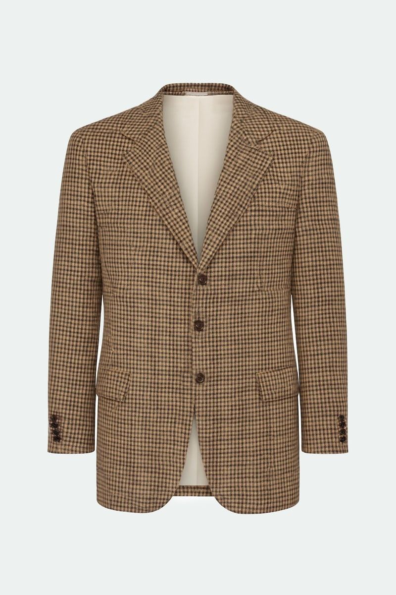 Brunello Cucinelli Brunello Cucinelli Men Jacket Blazer Check Slim-L, S1844 Size US L / EU 52-54 / 3 - 1 Thumbnail