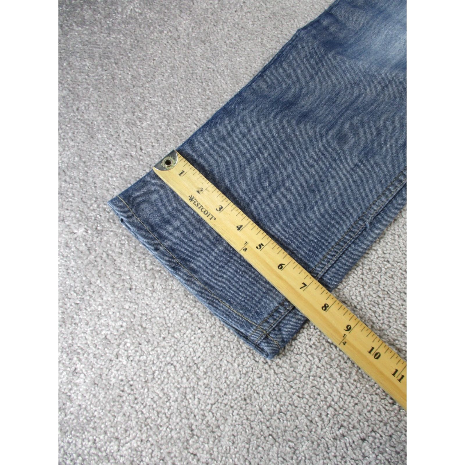 Levi's Levi's 514 Jeans Womens 18 Medium Light Wash Denim Straight Size 40" / US 18 - 5 Thumbnail