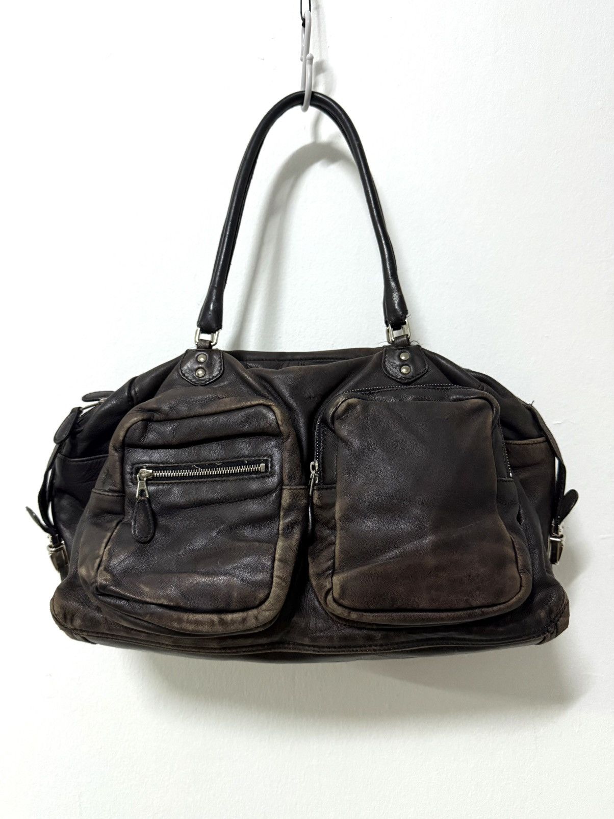 Balenciaga Balenciaga Cargo Multipocket black Patina Leather bag Size ONE SIZE - 1 Thumbnail