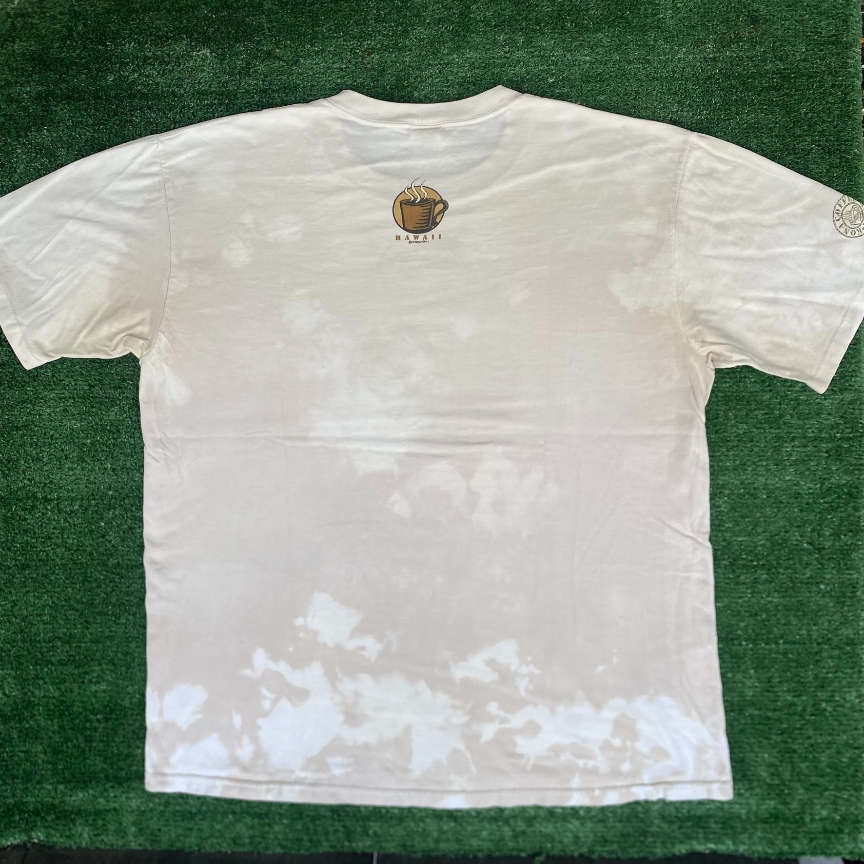 Vintage Vintage 90s Kona Coffee Dyed Shirt Crazy Shirts Hawaii Tee Size US L / EU 52-54 / 3 - 6 Thumbnail