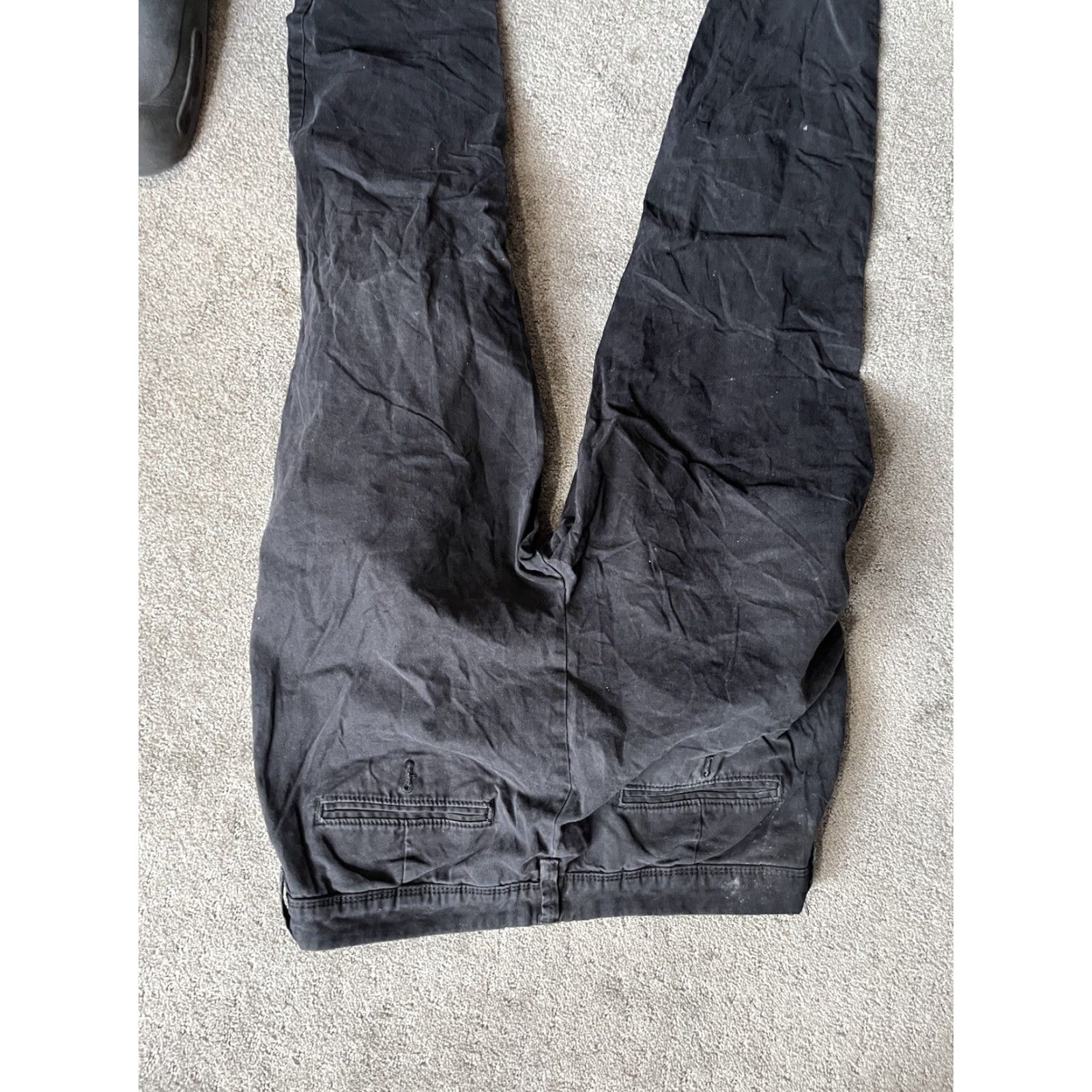 Vintage Aéropostale Jeans Skinny Distressed 34x32 Black Mens Size US 34 / EU 50 - 4 Thumbnail