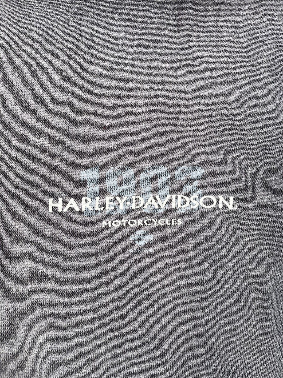 Harley Davidson Vintage 2001 Harley Davidson Zip Hoodie Sweatshirt Jacket Size US L / EU 52-54 / 3 - 4 Thumbnail