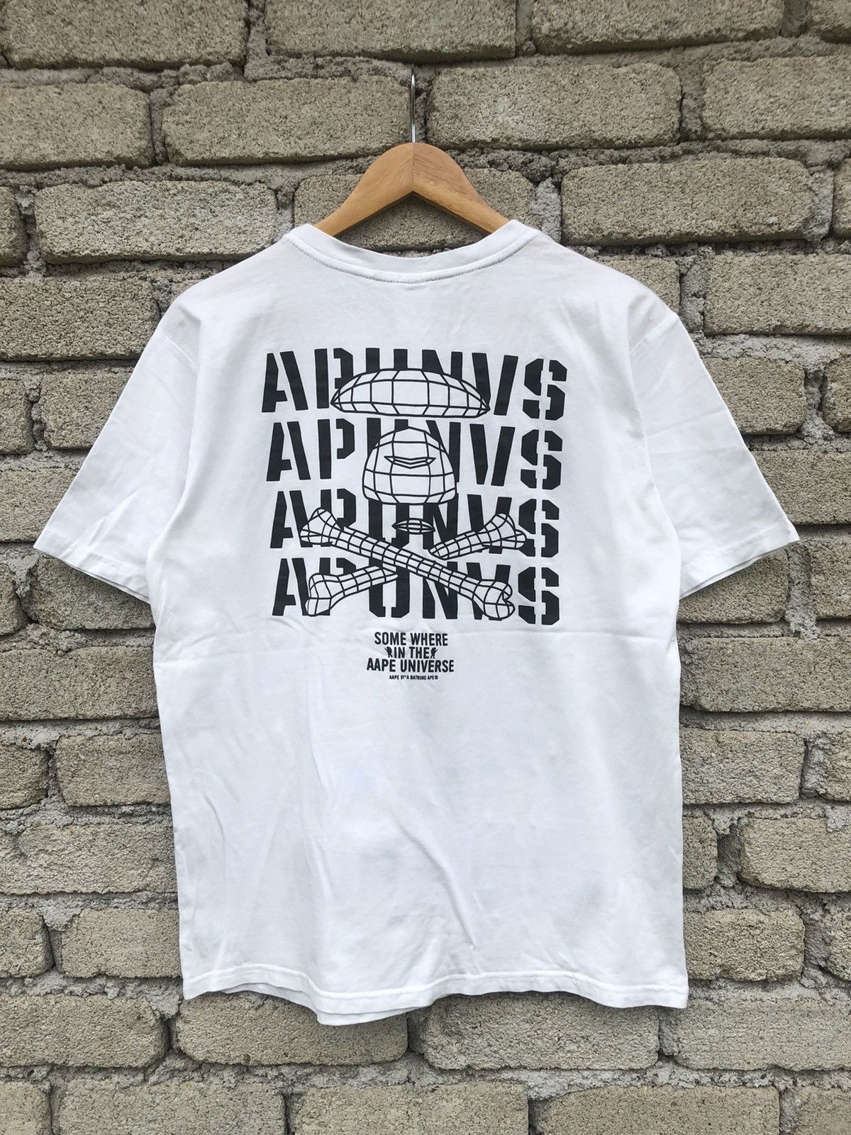 Japanese Brand Vintage Y2K Aape By Bathing Ape Tee Size US M / EU 48-50 / 2 - 1 Thumbnail