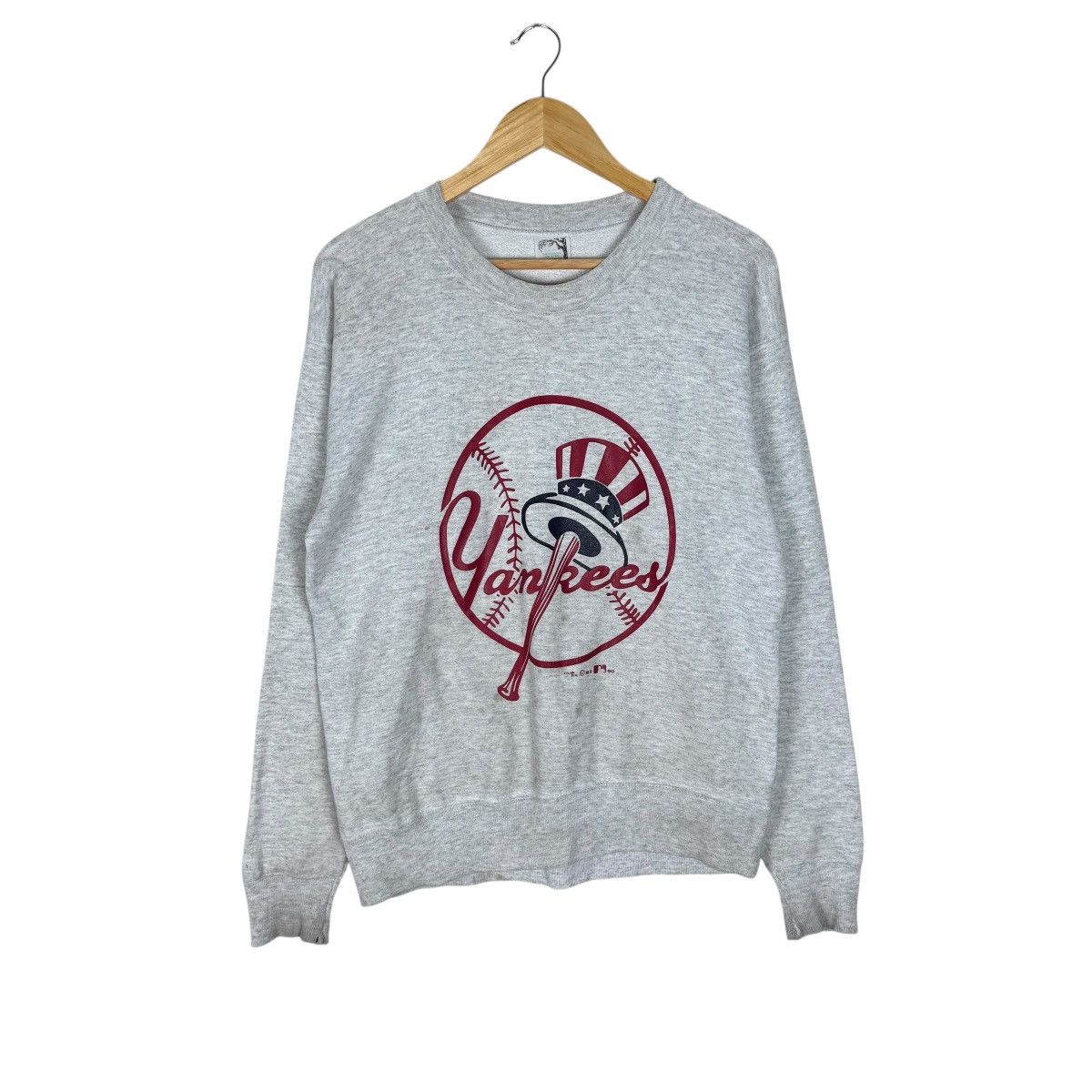 New York Yankees ☀️90s NEW YORK YANKEES MLB SWEATSHIRT Size US M / EU 48-50 / 2 - 2 Thumbnail