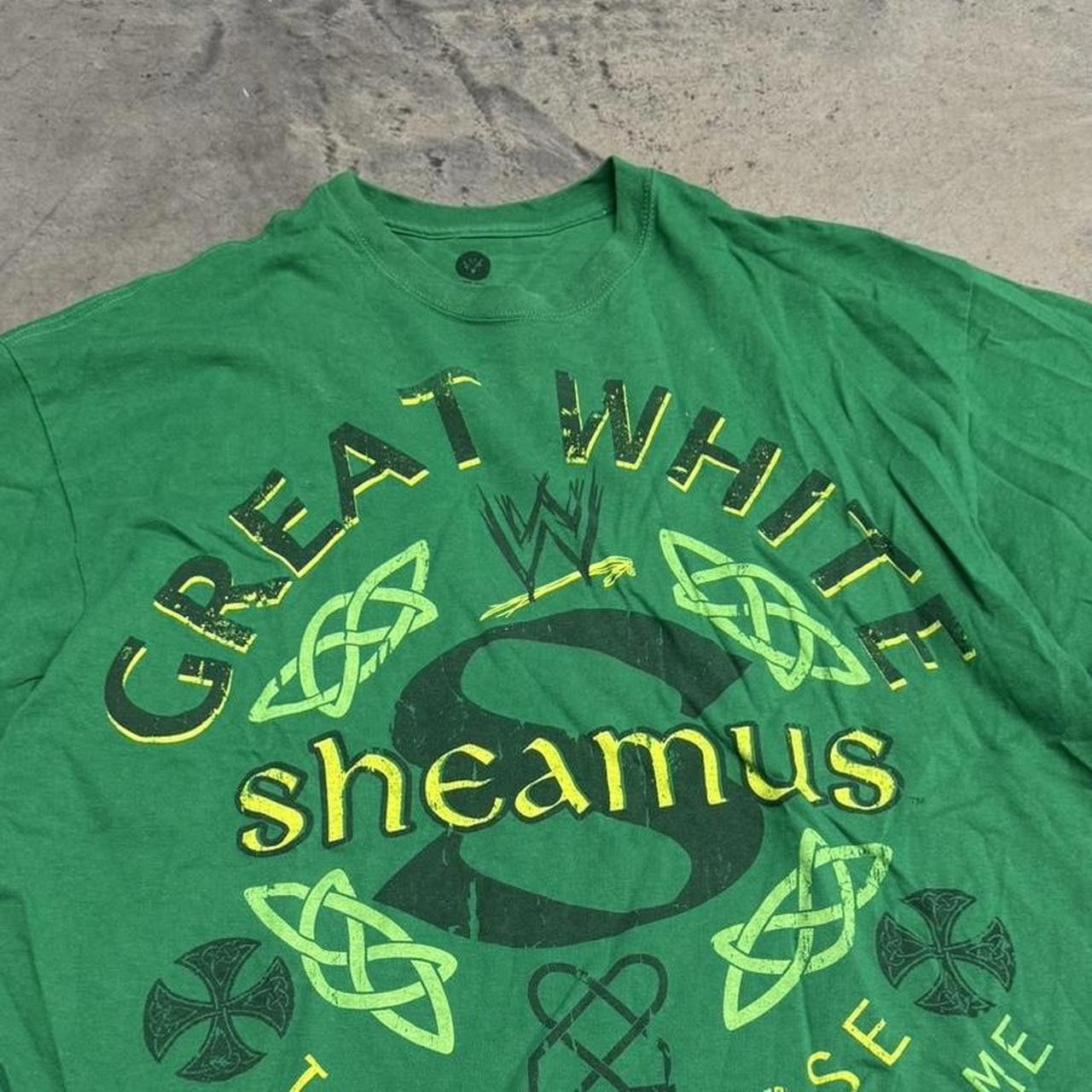 Vintage × WWE Vintage Y2K WWE Great White Sheamus Celtic Tribal T Shirt Size US XXL / EU 58 / 5 - 2 Thumbnail