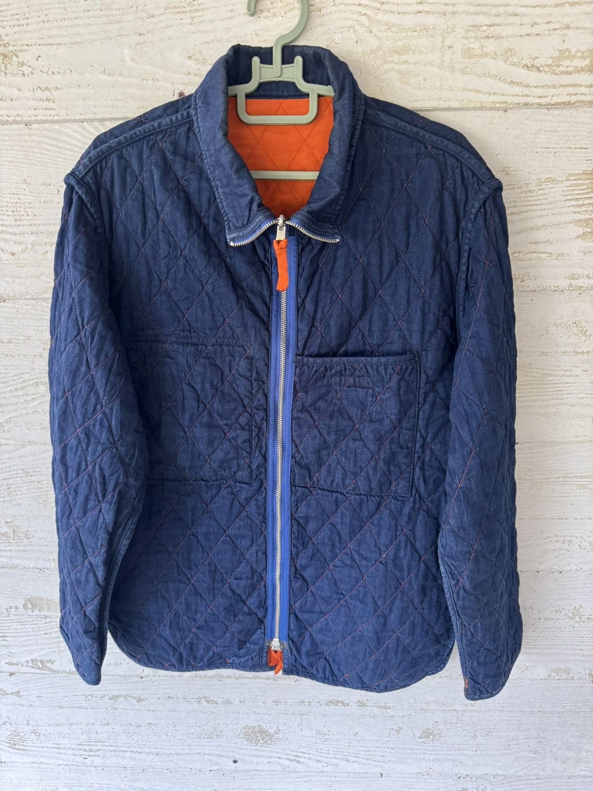Japanese Brand VINTAGE BARTACK JACKET REVERSBLE JAPAN Size US L / EU 52-54 / 3 - 1 Thumbnail