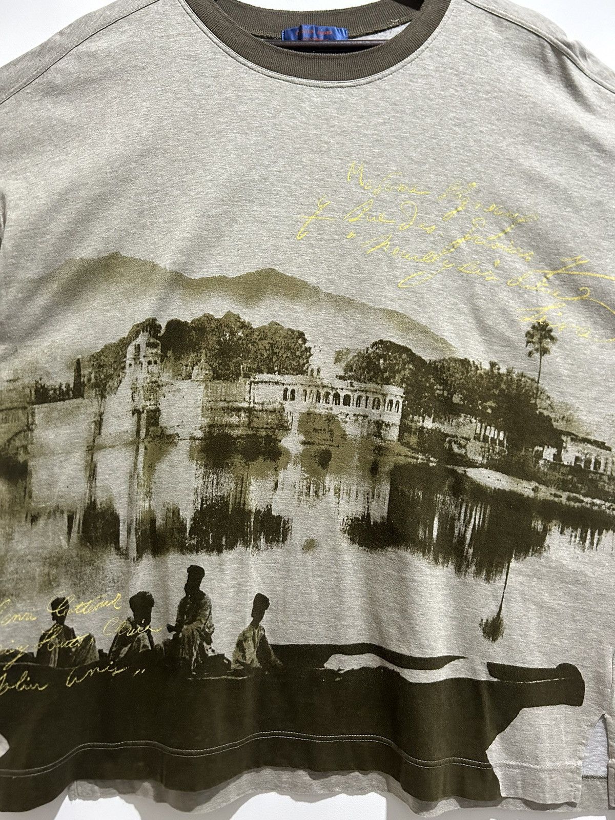 Japanese Brand Vintage Christian Aujard ‘Lake View’ Boxy Tee Size US L / EU 52-54 / 3 - 3 Thumbnail