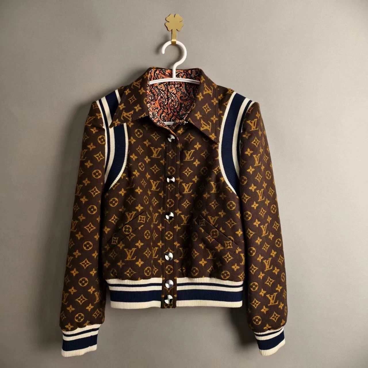 Louis Vuitton LV colorblock monogram wool reversible jacket Size XS / US 0-2 / IT 36-38 - 1 Thumbnail