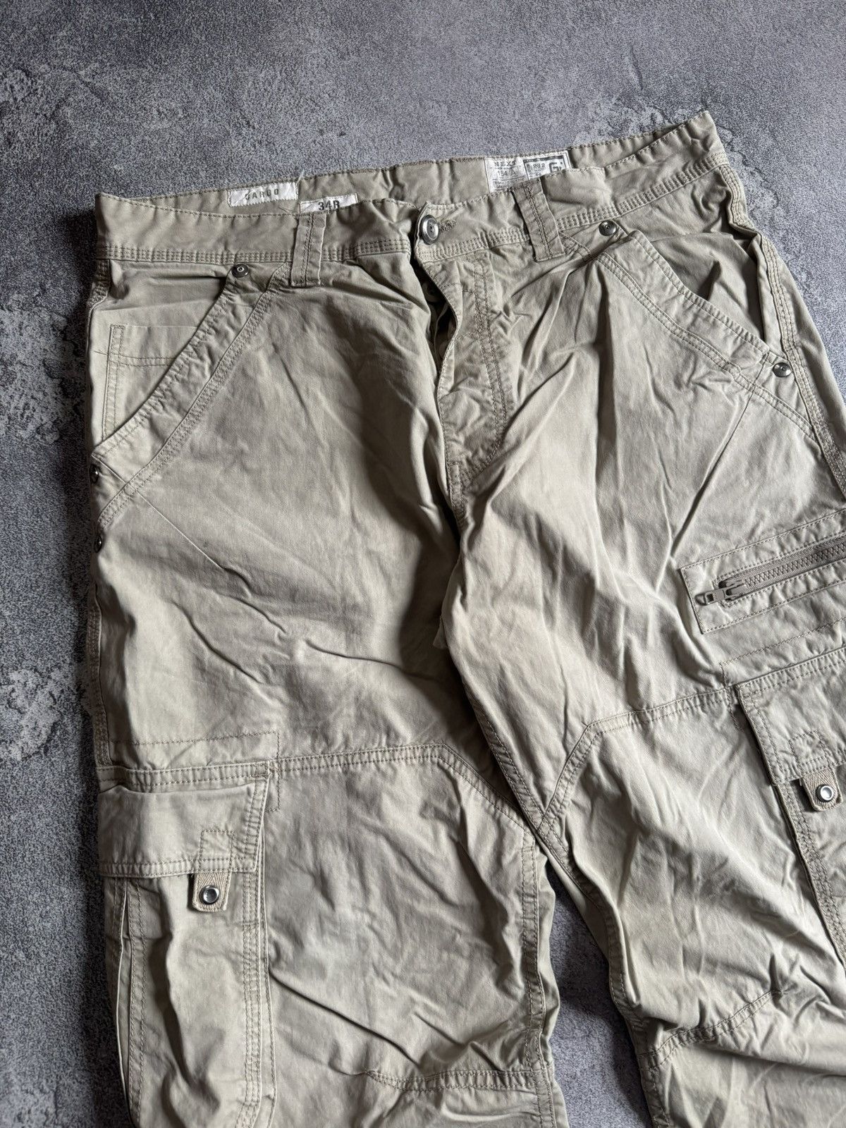 Le Grande Bleu (L.G.B.) Next 34size cargo Multipocket pants chinos trousers baggy Size US 34 / EU 50 - 8 Thumbnail