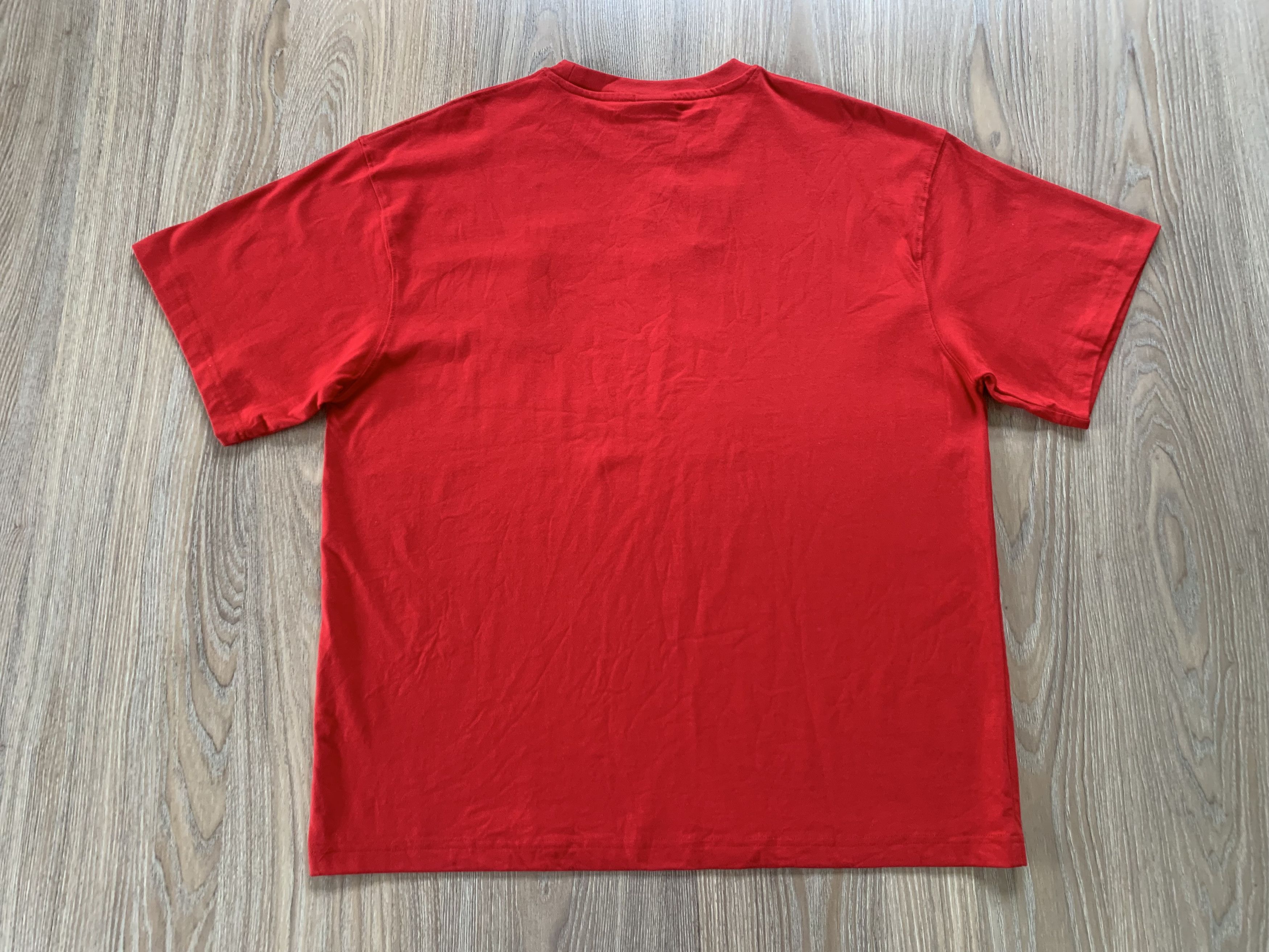Pull & Bear Pull&Bear Mens Red Cotton T Shirt Size US XL / EU 56 / 4 - 3 Thumbnail