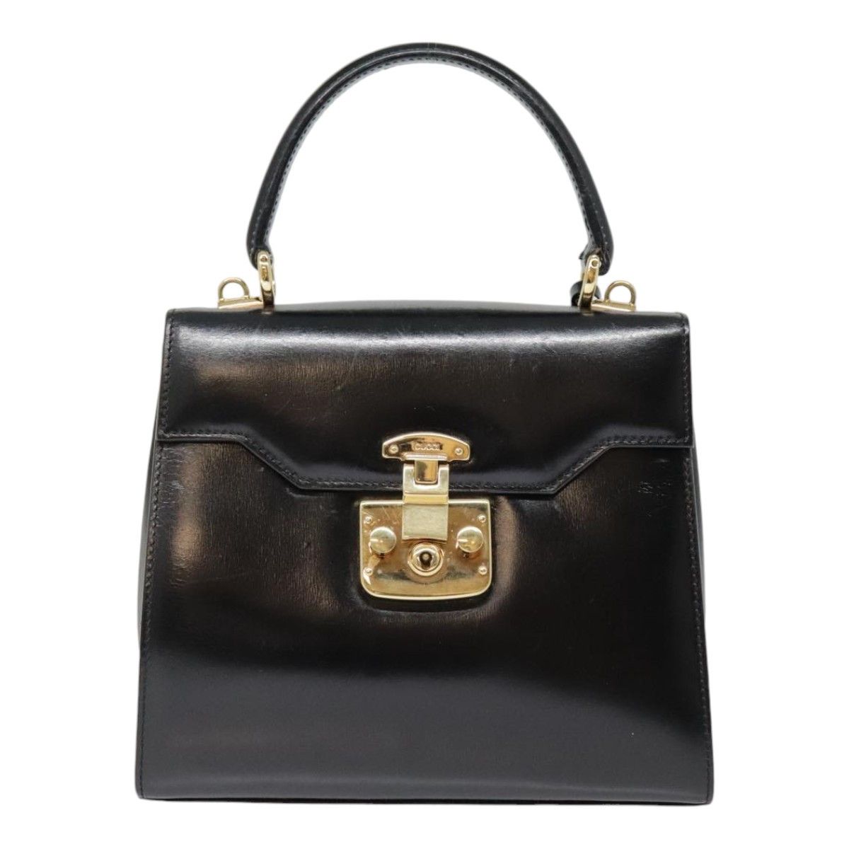 Gucci Lady Lock Black Leather Handbag (Pre-Owned) Size ONE SIZE - 1 Thumbnail