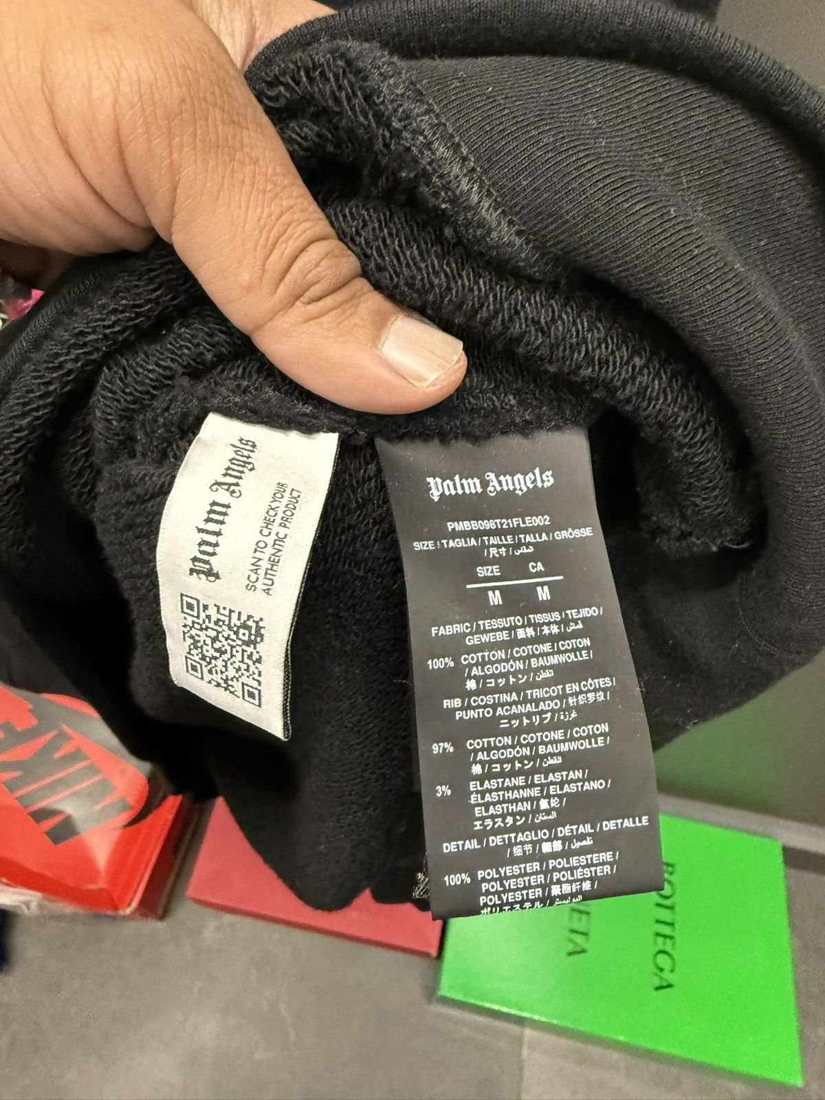 Palm Angels Palm Angels Rose Graphic Hoodie Black - Medium Size US M / EU 48-50 / 2 - 6 Thumbnail