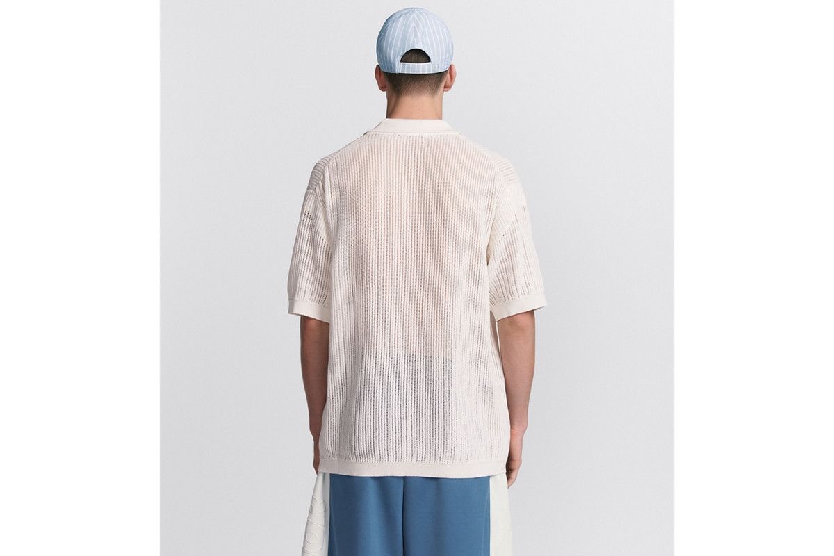 Dior o1bcso1str0226 Regular-Fit Polo Shirt in Off-White Size US L / EU 52-54 / 3 - 6 Thumbnail