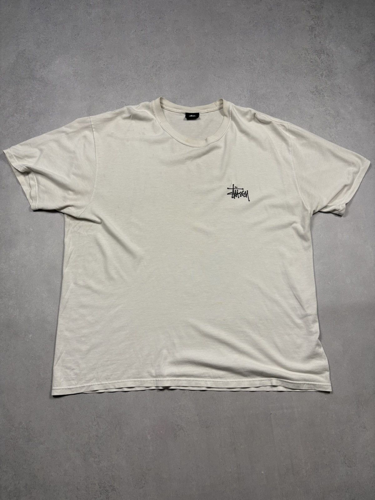 Stussy Vintage Stussy Big Logo Back Print T-Shirt Y2K Streetwear Size US XL / EU 56 / 4 - 3 Thumbnail