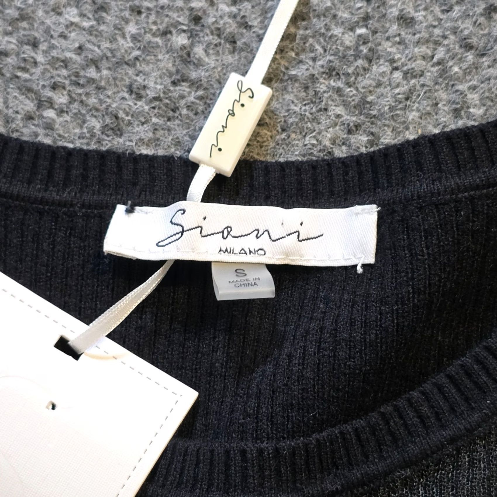 Vintage Sioni Sweater Womens Size S Black Sheer Neck Ribbed Long Sleeve Pullover Knit Upgrade Regular Toys Size S / US 4 / IT 40 - 5 Thumbnail