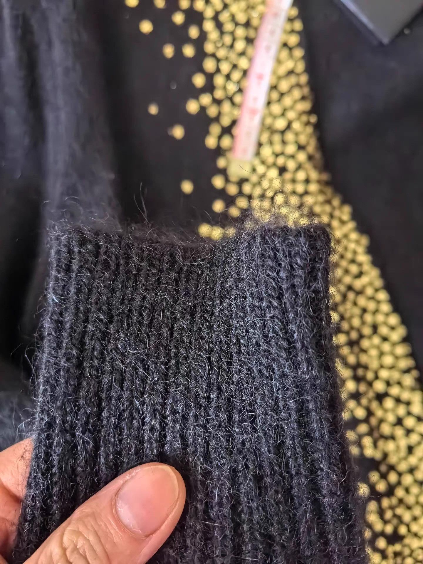 Saint Laurent Paris Saint Laurent Sequin Cardigan Sweater Ｑ23 Size US S / EU 44-46 / 1 - 4 Thumbnail