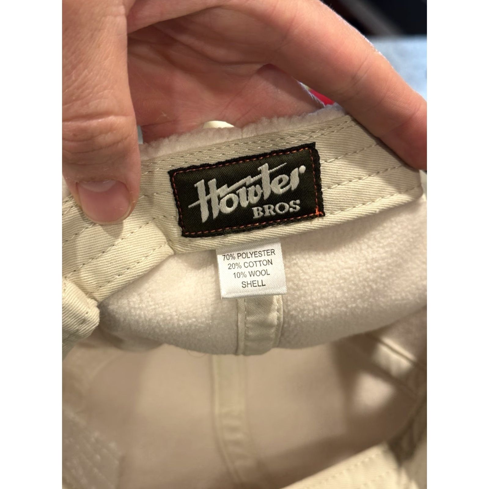 Howler Brothers Howler Brothers Hat Cap White Beige Outdoor Fleece Strappedback Adjustable One Size Men Casual Strapback Size US M / EU 48-50 / 2 - 6 Thumbnail