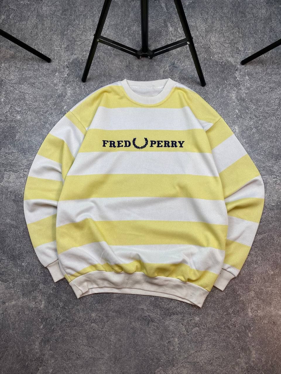 Fred Perry × Vintage Vintage Fred Perry sweater big logo sweatshirt Size US M / EU 48-50 / 2 - 1 Thumbnail