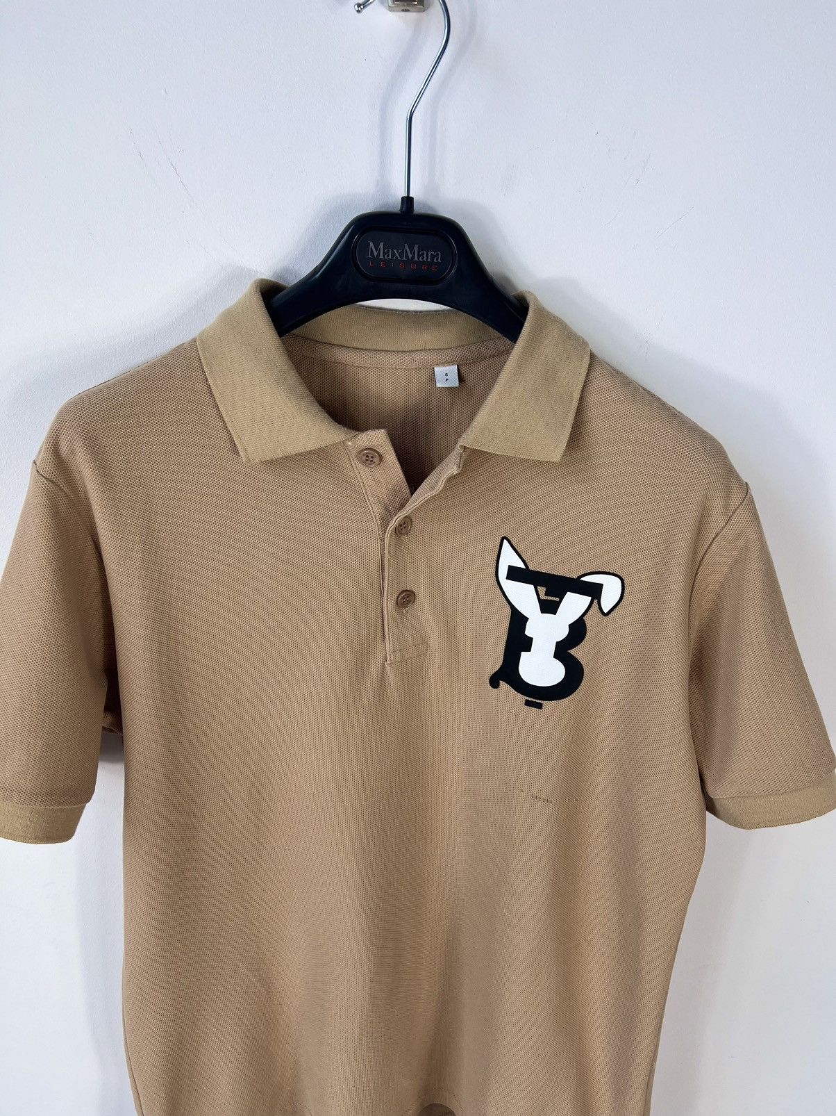 Burberry Rare Burberry Rabbit Polo Shirt Luxurious Streetwear Size US S / EU 44-46 / 1 - 3 Thumbnail