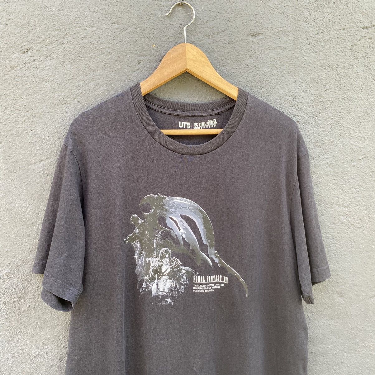 Playstation Thrashed Faded Final Fantasy XVI Game ERD GRUNGE TEE Size US XL / EU 56 / 4 - 2 Thumbnail