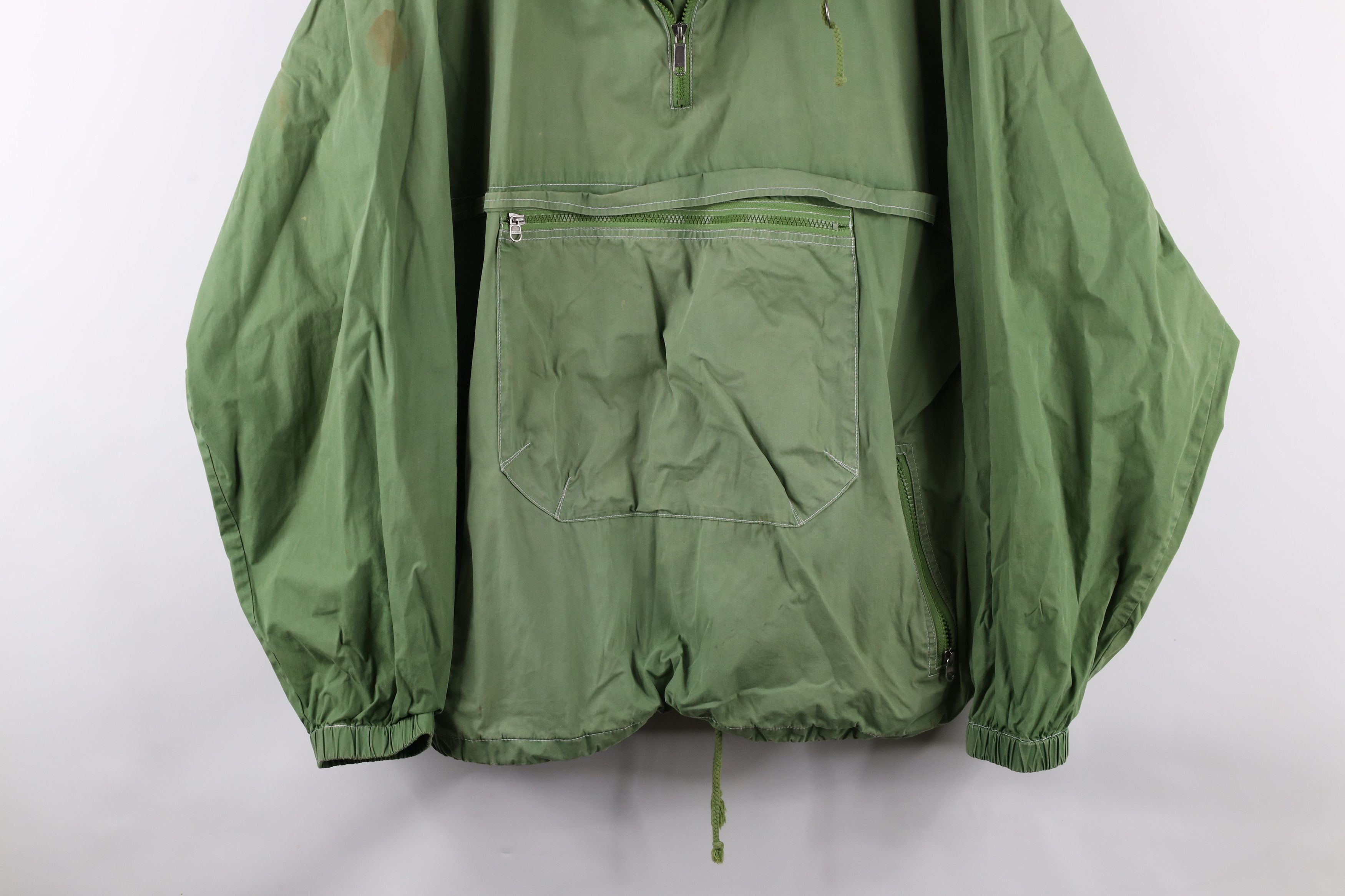Gap × Vintage Vintage 90s Gap Hooded Pullover Anorak Jacket Green Size US XL / EU 56 / 4 - 3 Thumbnail