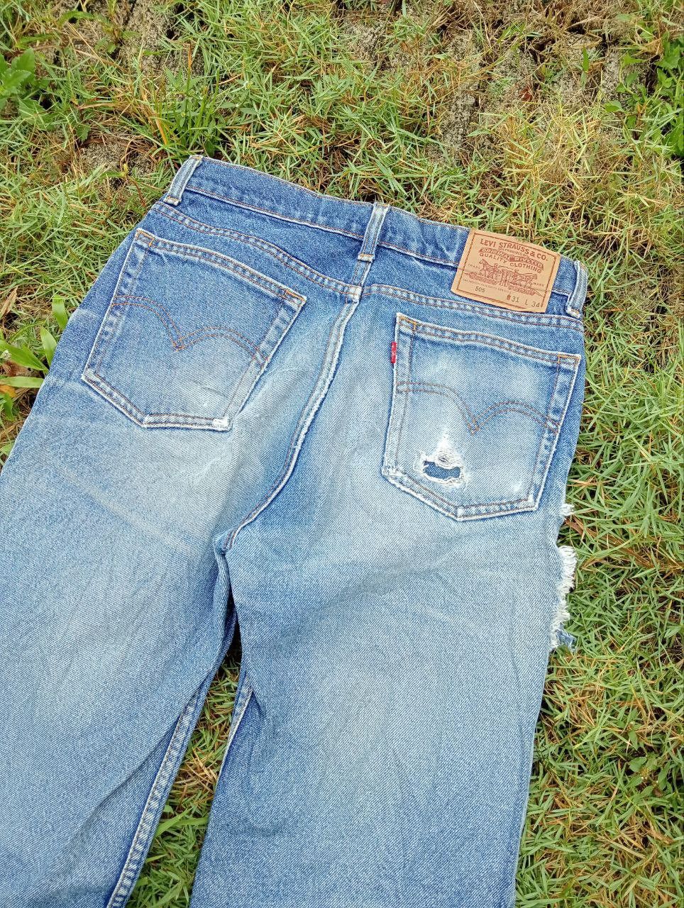 Levi's Vintage Clothing Vintage Levi's 505 Distressed Jeans - Size 31 Size US 31 - 11 Thumbnail