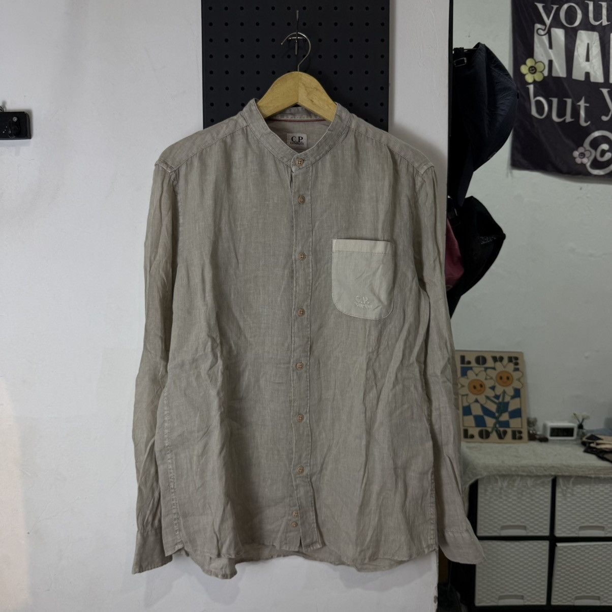 C.P. Company C.P. Company dyed linen long shirt Size US XL / EU 56 / 4 - 1 Thumbnail