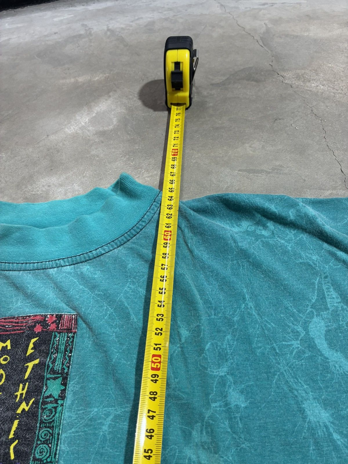 Adidas Vintage Adidas Take Off Ethnic Mineral Wash T Shirt Teal 90s Size US M / EU 48-50 / 2 - 13 Thumbnail