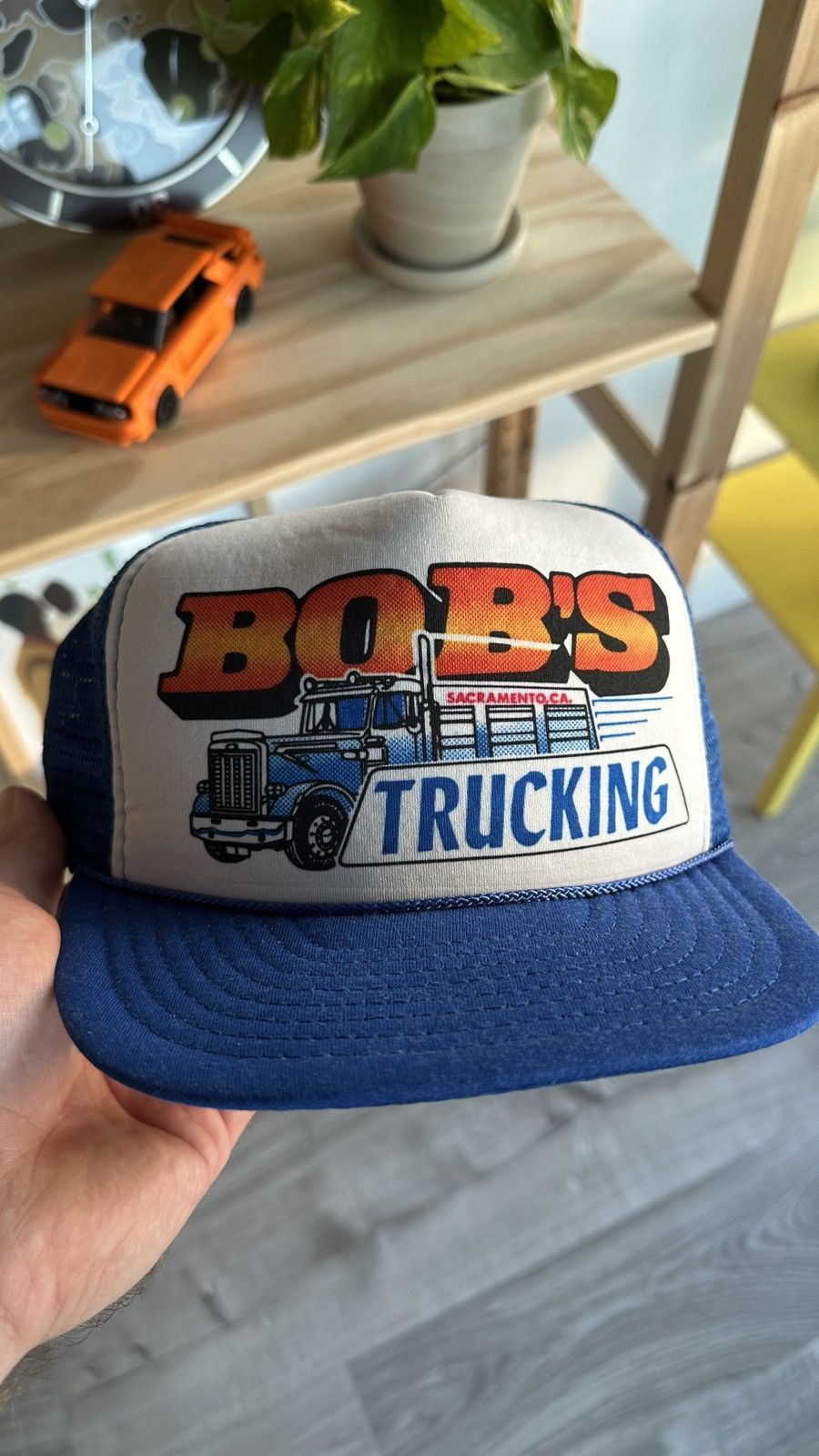Vintage Vintage Trucker Hat Bobs Trucking Co Size ONE SIZE - 2 Thumbnail
