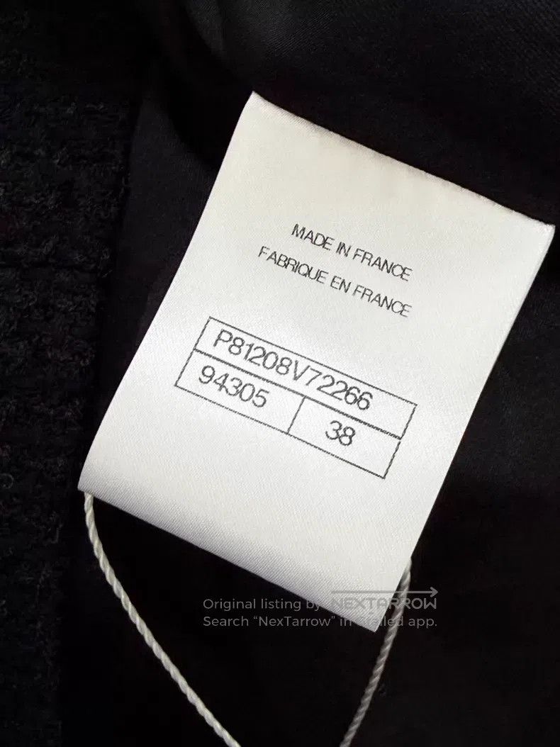 Chanel Chanel Satin pocket suit collar long-sleeved knitted jacke Size XS / US 0-2 / IT 36-38 - 6 Thumbnail
