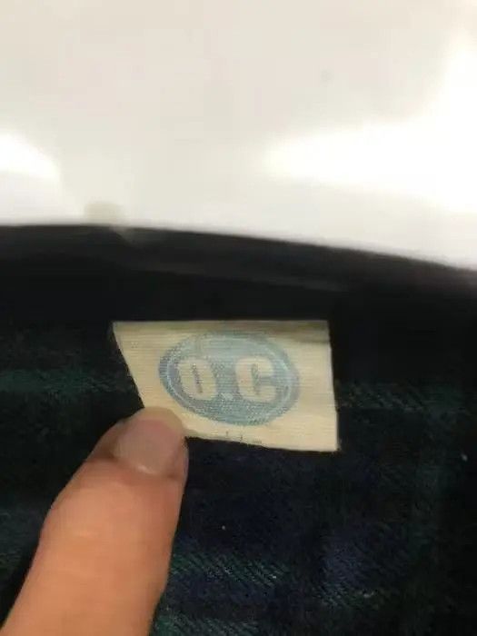 Flannel Vintage O.C Plaid Tartan Flannel Shirt 👕 Size US L / EU 52-54 / 3 - 4 Thumbnail