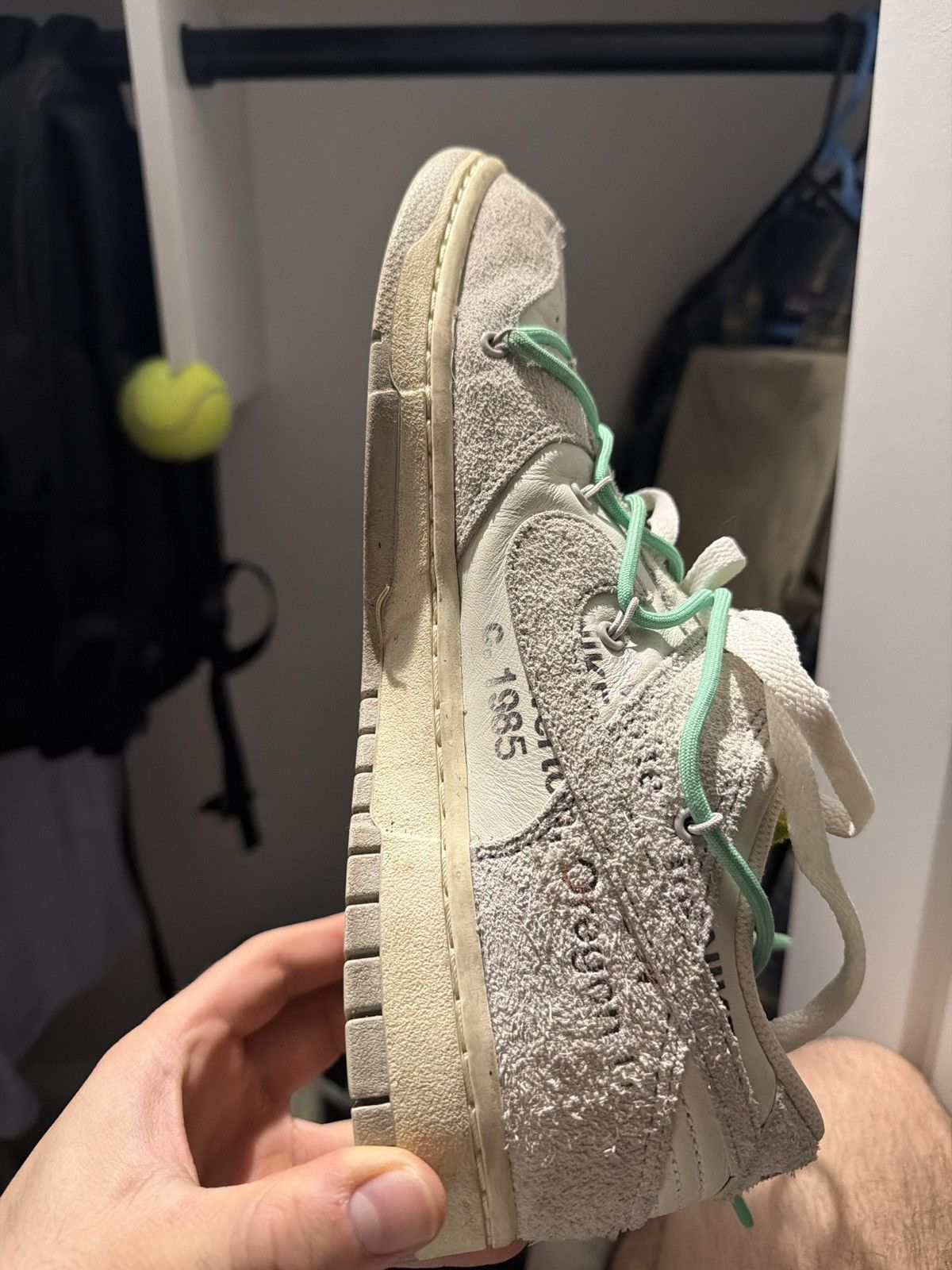 Nike × Off-White Off white Nike Dunk 14/50 Size US 11 / EU 44 - 7 Thumbnail