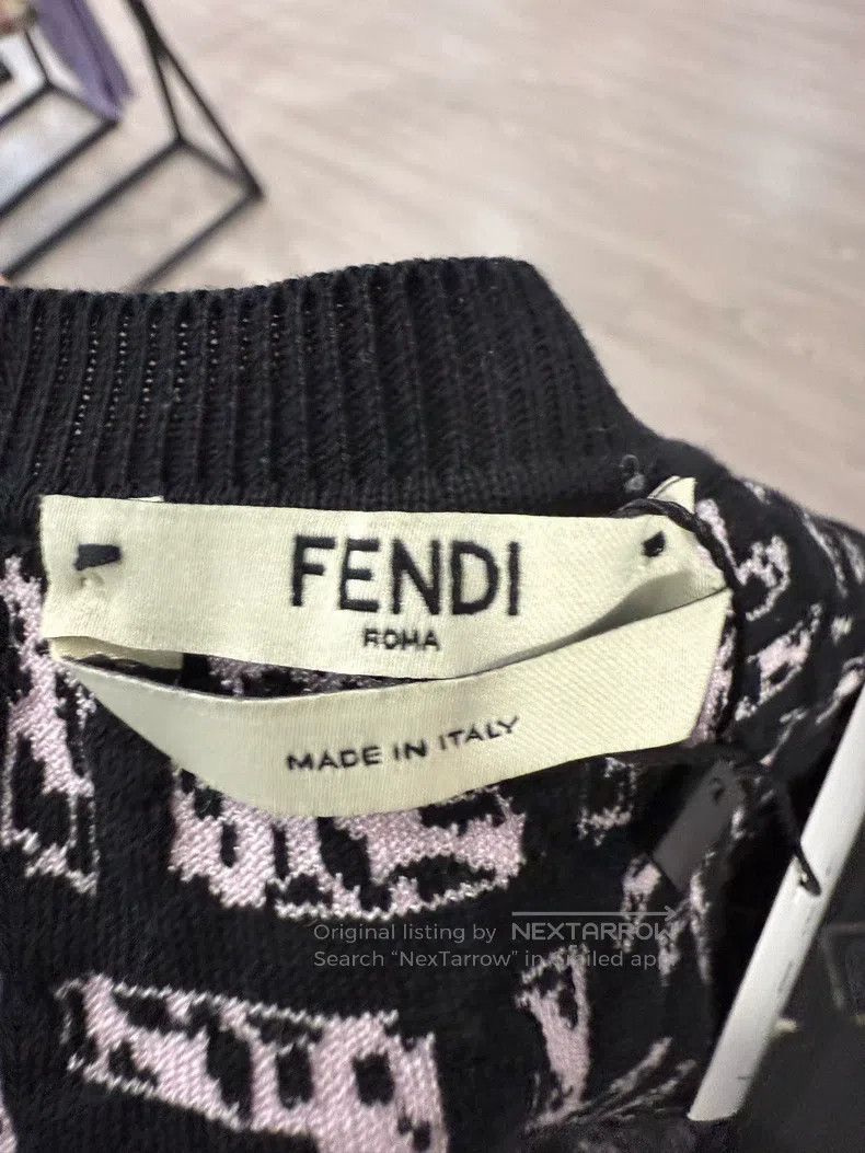 Fendi Fendi FF all-over print camisole dress Size XXS / US 00 / IT 34 - 3 Thumbnail