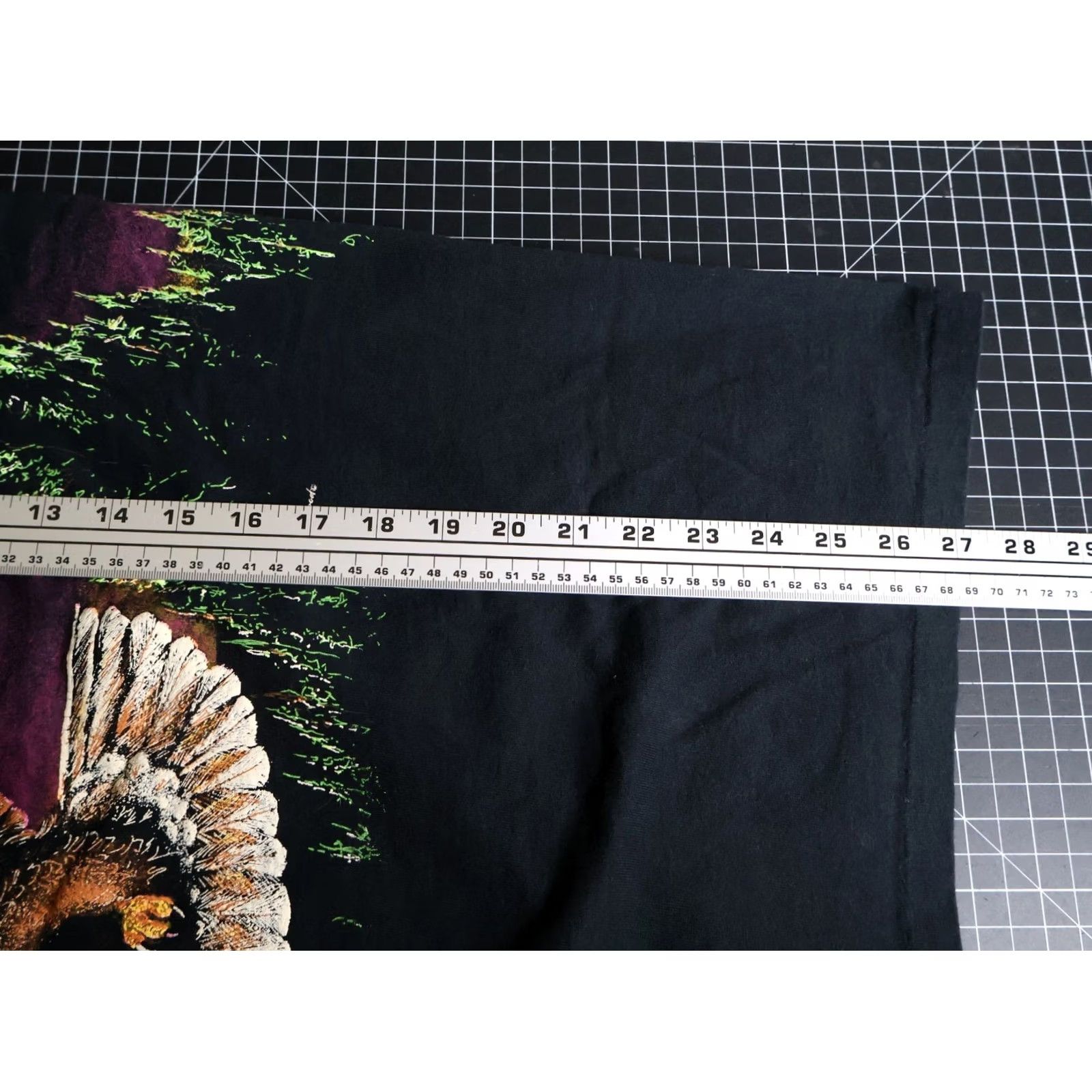 Elwood VINTAGE Hazelwood 90s Bald Eagle T-Shirt Men M Black Double-Sided Short Sleeve Crew Neck Cotton Graphic Print Size US M / EU 48-50 / 2 - 6 Thumbnail