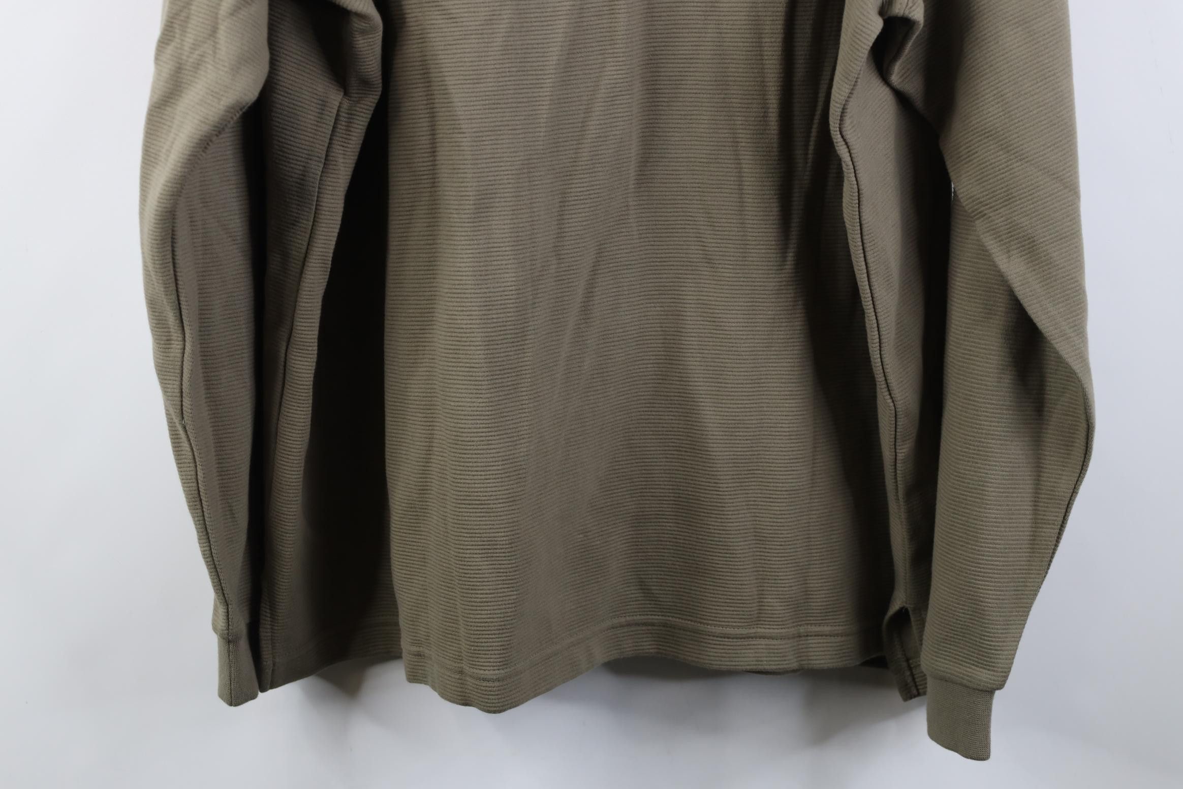 Vintage Vintage 90s Streetwear Knit Long Sleeve Rugby Polo Green Size US XXL / EU 58 / 5 - 13 Thumbnail