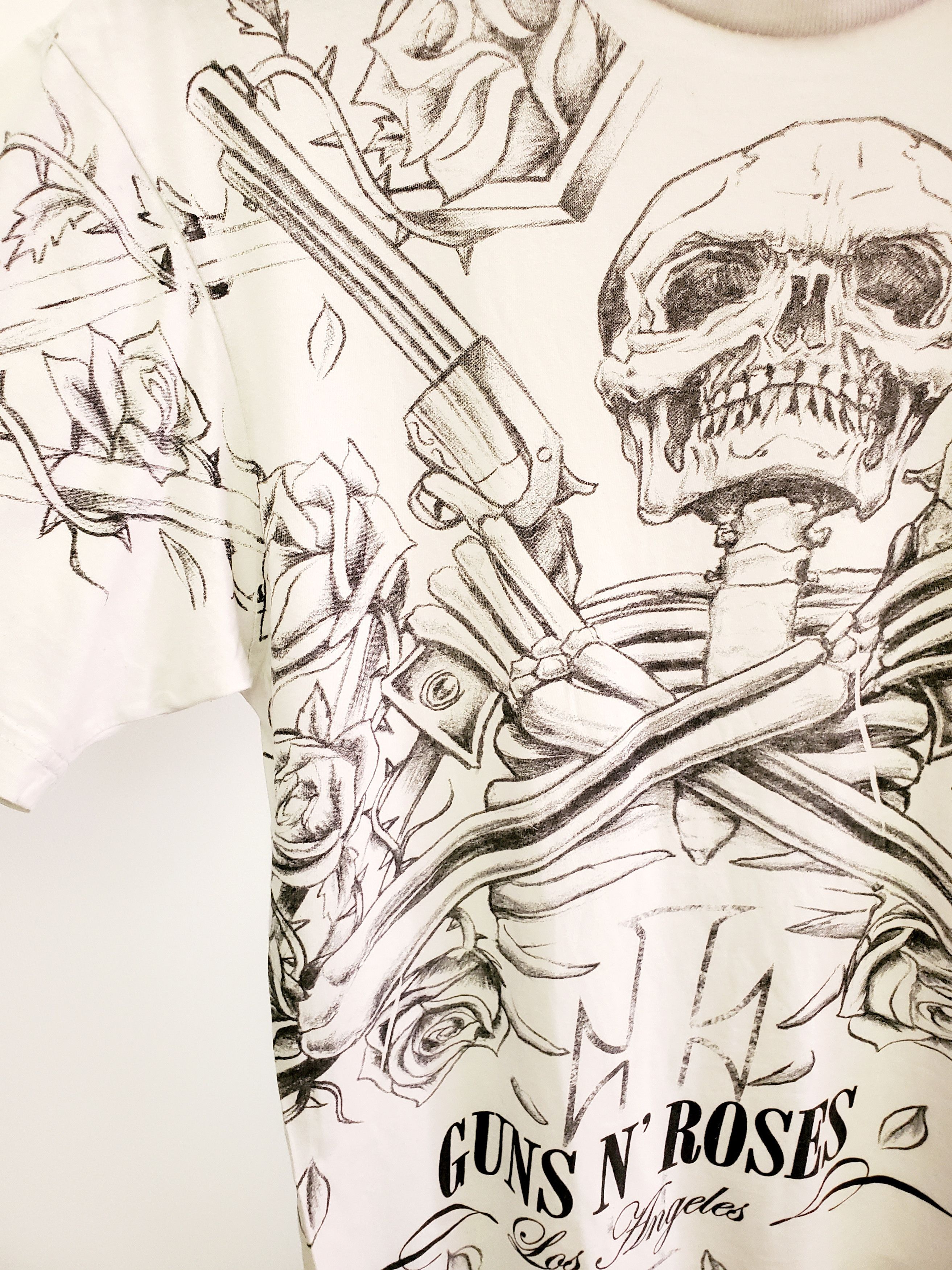 Guns N' Roses × Vintage VINTAGE Y2K BAND TEE GUNS N ROSES SKULLS DEAD FACE M Size US M / EU 48-50 / 2 - 4 Thumbnail