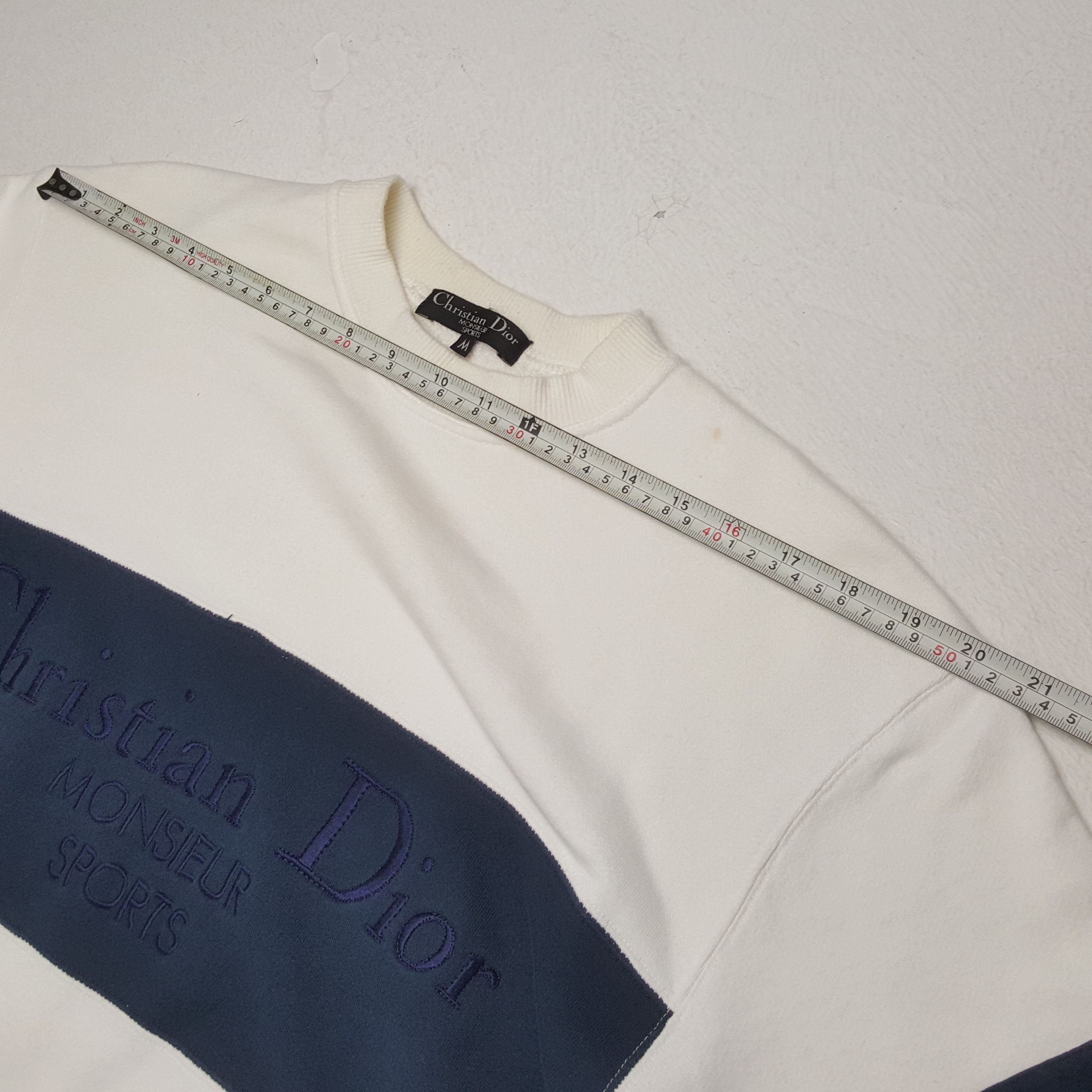 Christian Dior Monsieur × Vintage Vintage CHRISTIAN DIOR Italian Fashion Brand Sweatshirts Size US M / EU 48-50 / 2 - 4 Thumbnail