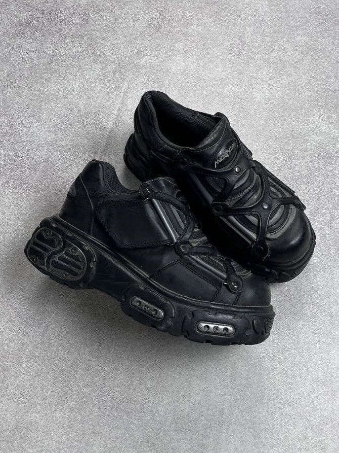 Japanese Brand × Vintage VINTAGE WOMAN’S NEW ROCK STYLE LEATHER SHOES EUR 39 Size US 9 / IT 39 - 1 Thumbnail