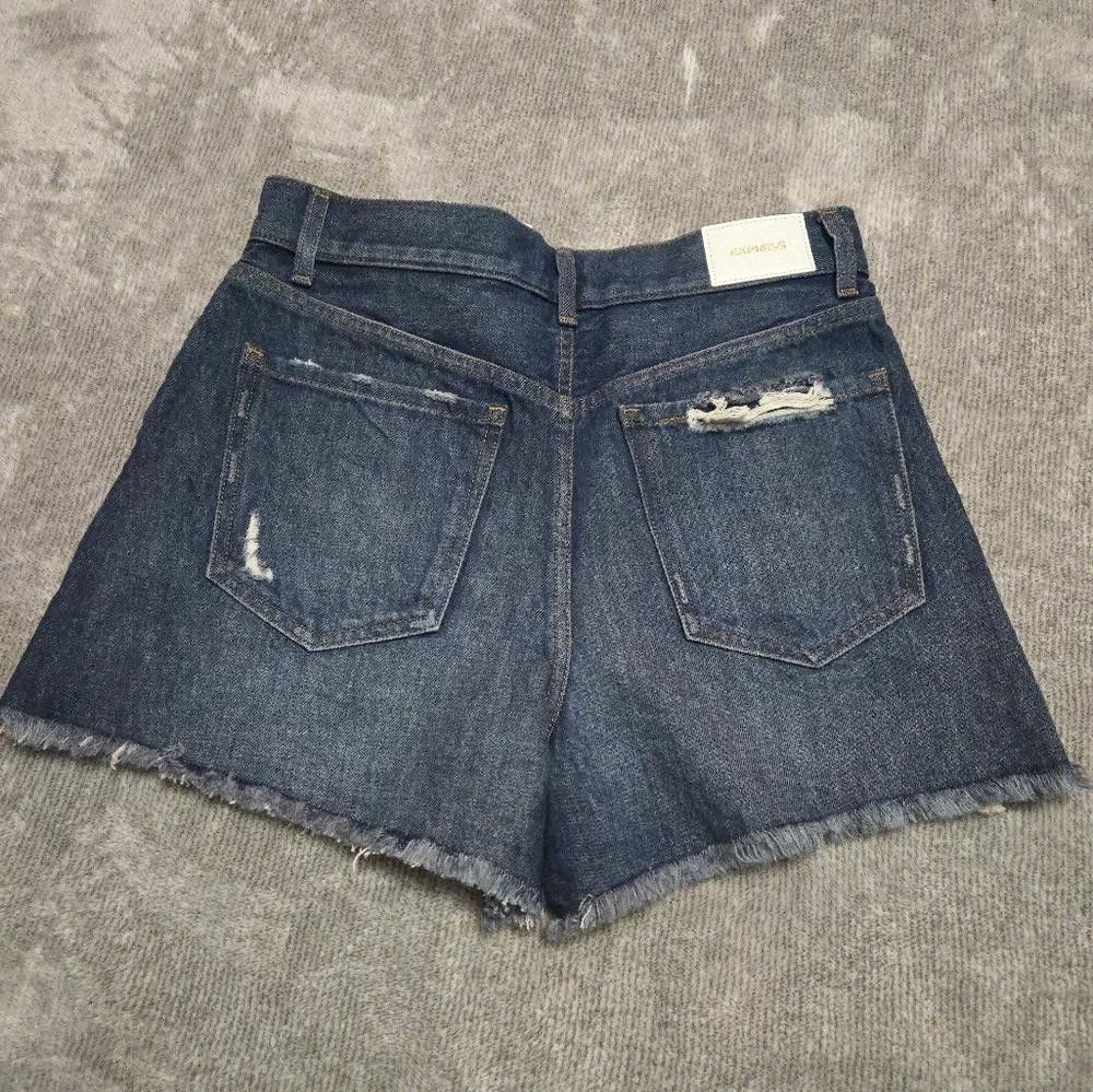 Express Express Jean Shorts Size 27" / US 4 / IT 40 - 2 Thumbnail